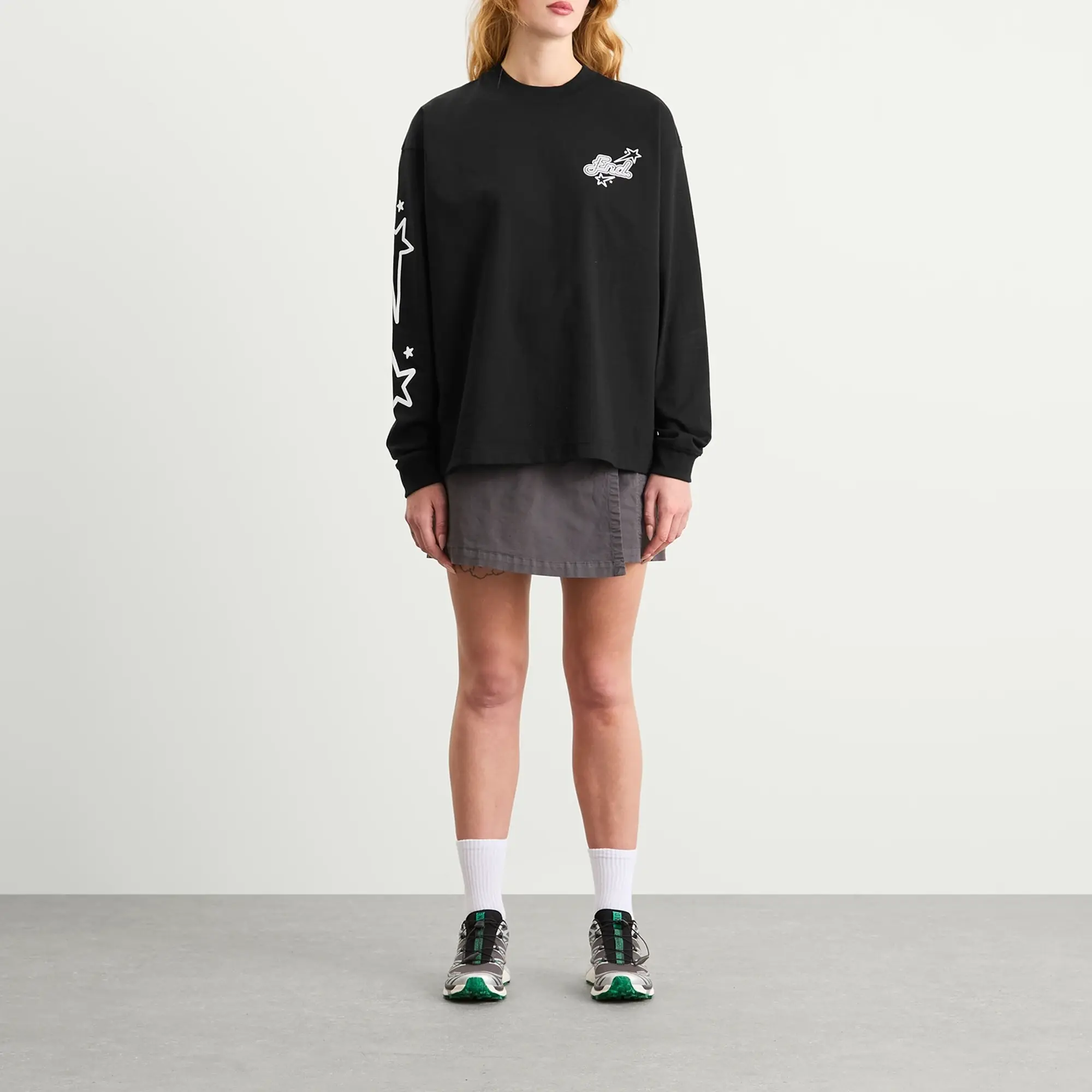 END. END. City Series 2.0 Glasgow Long Sleeve T-Shirt Black