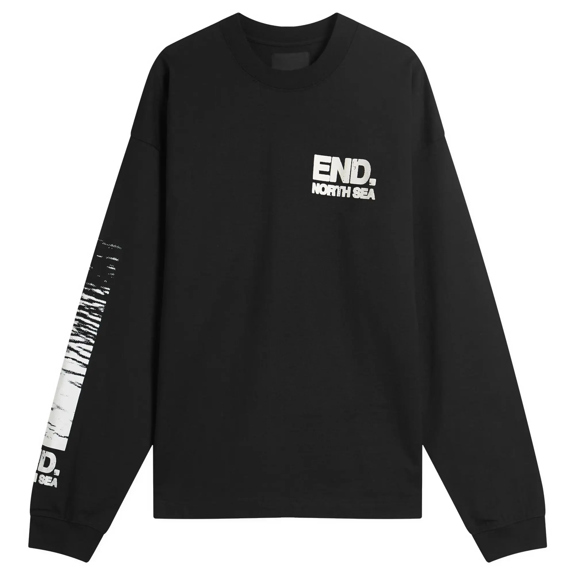 END. Coastal Locals Only Long Sleeve T-Shirt Black
