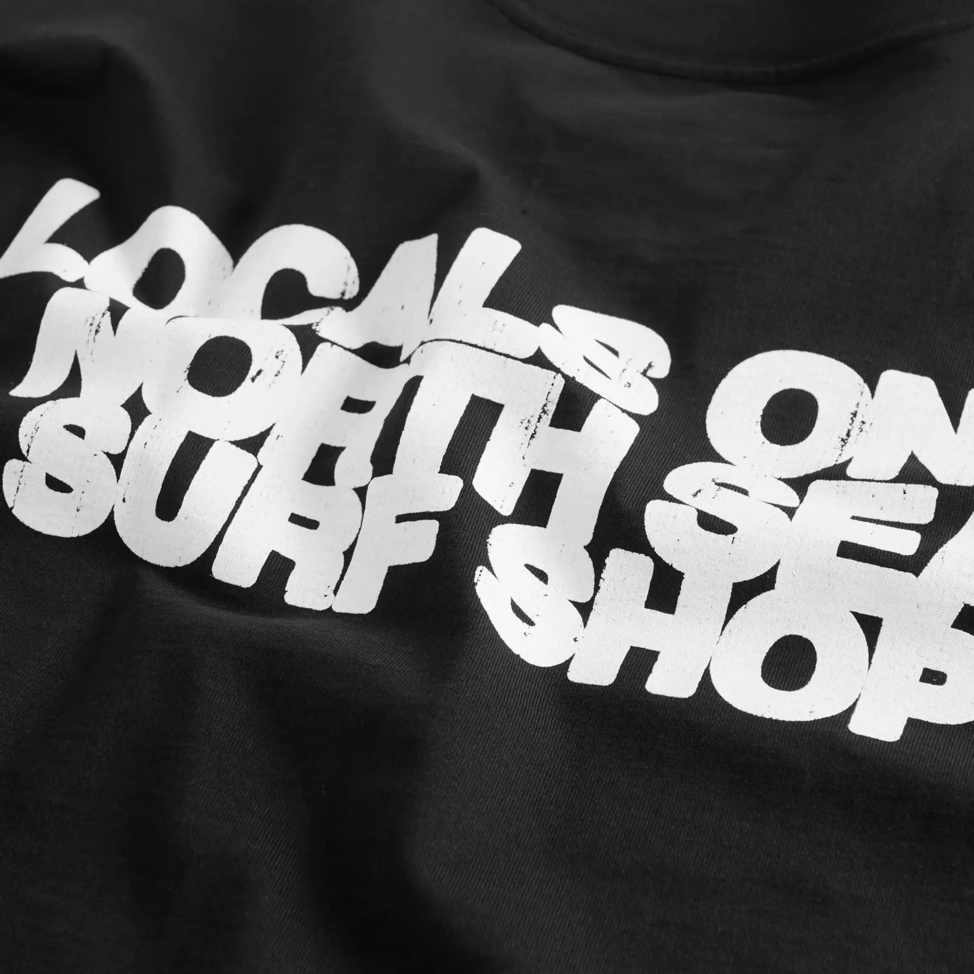 END. Coastal Locals Only Long Sleeve T-Shirt Black