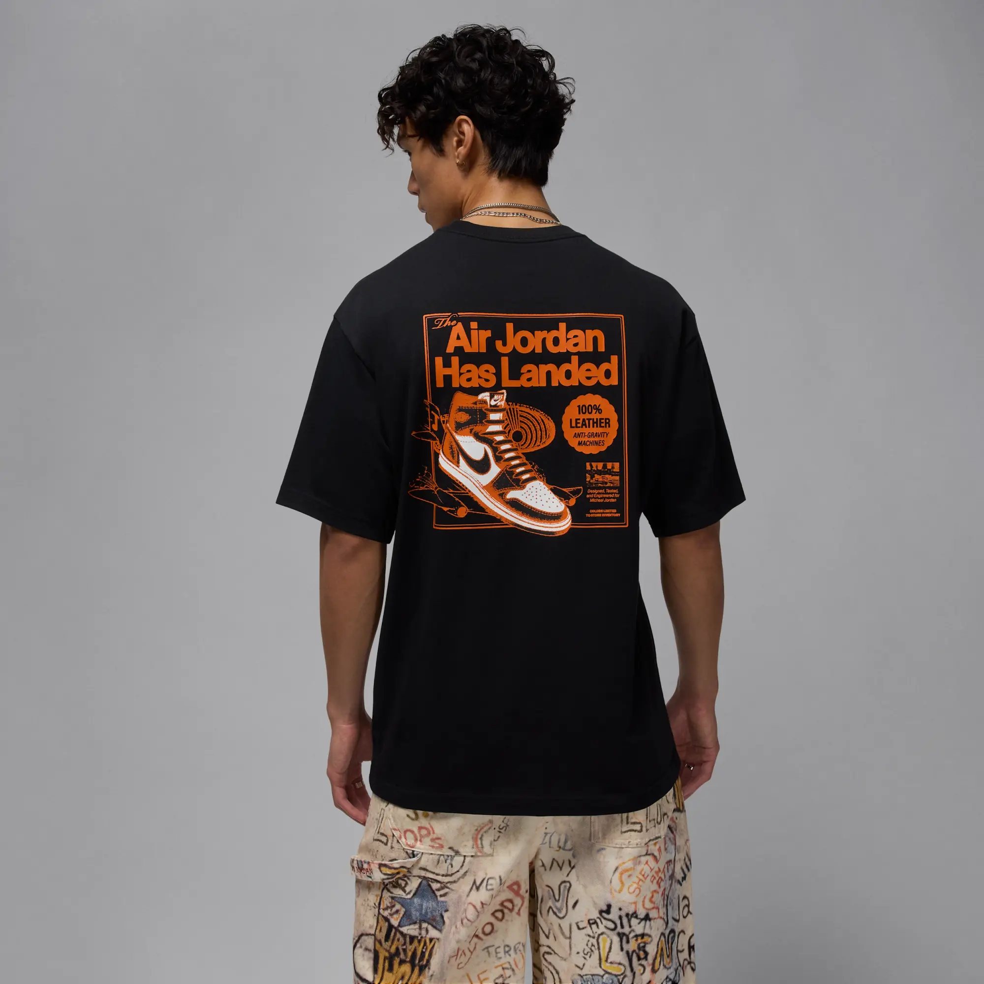 Nike Jordan AJ1 Men's T-Shirt - Black - Cotton