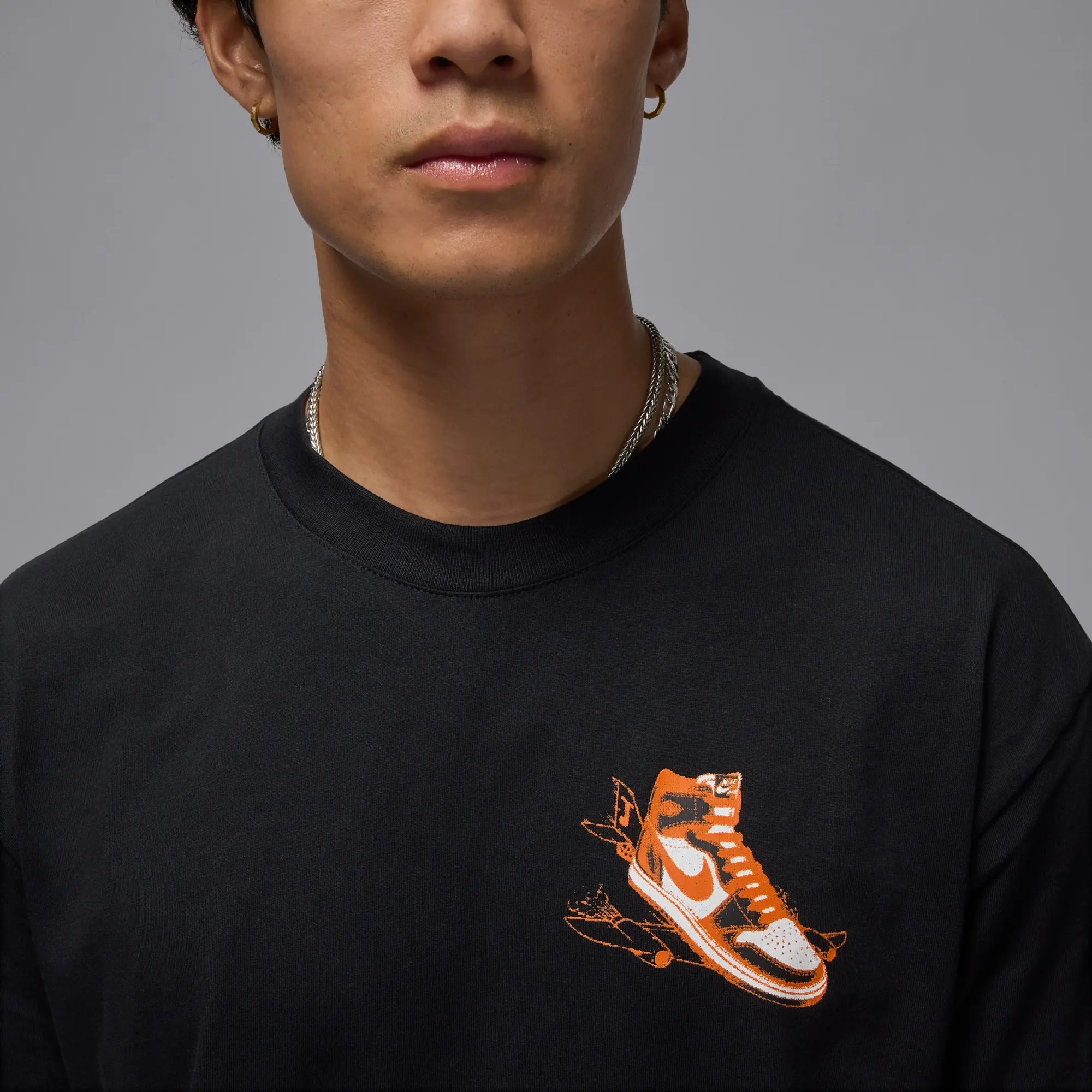 Nike Jordan AJ1 Men's T-Shirt - Black - Cotton