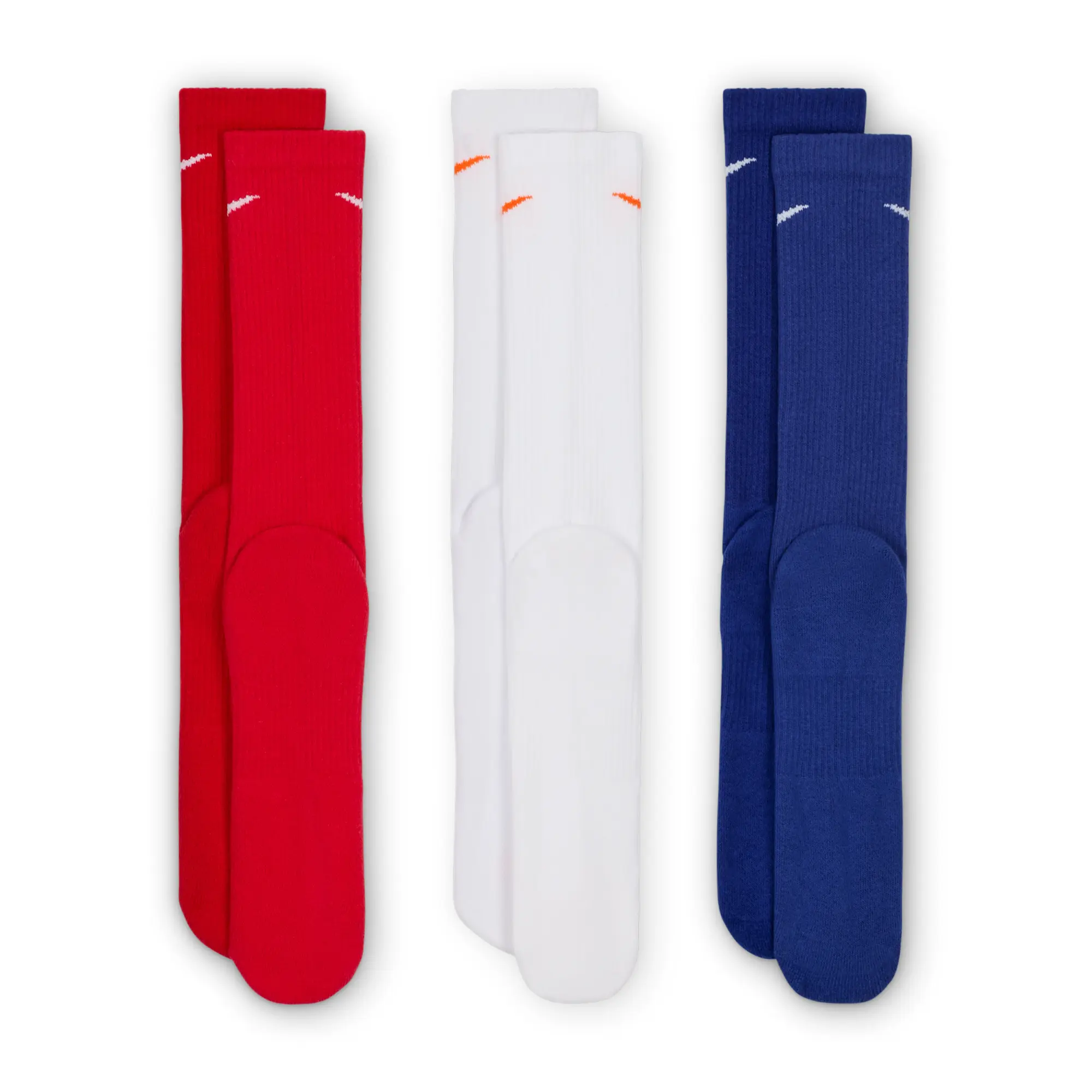 Nike Everyday Plus Cushioned Training Crew Socks (3 Pairs) - Multi-Colour