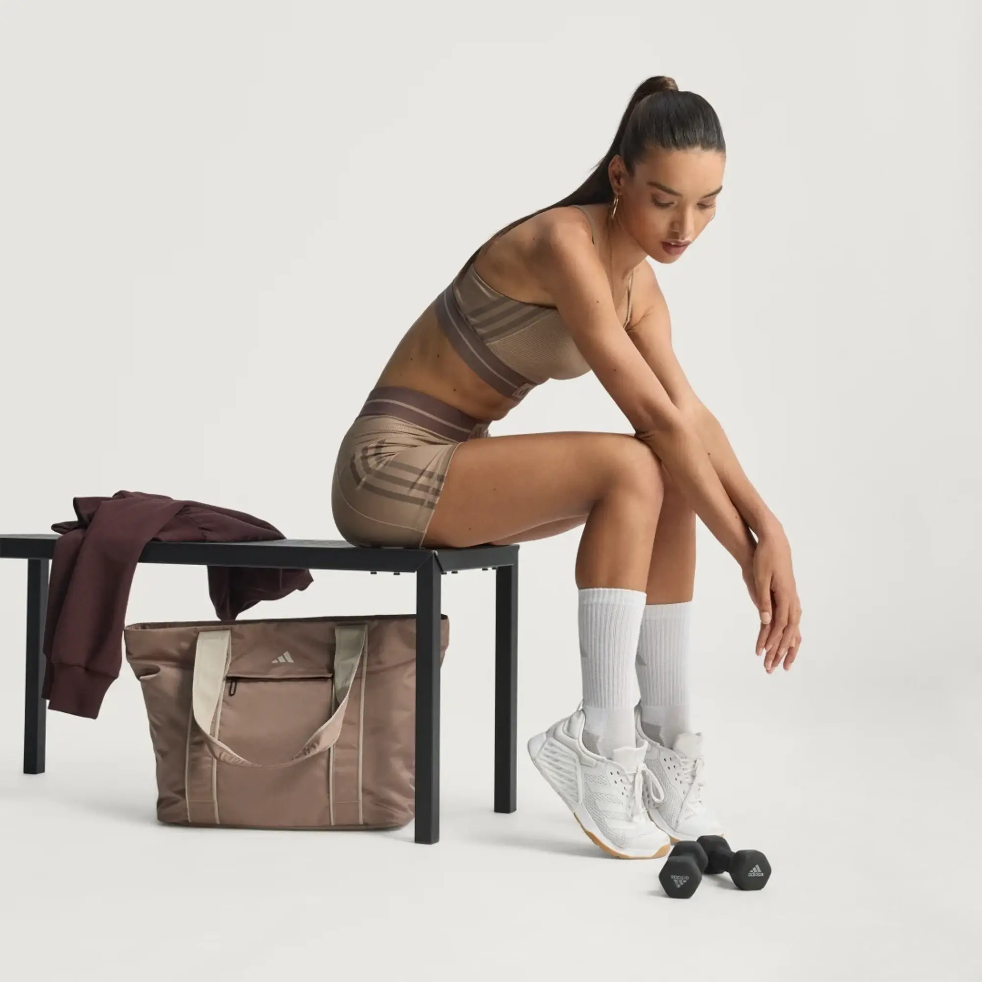 adidas Hyperglam Rib 4 Short Leggings