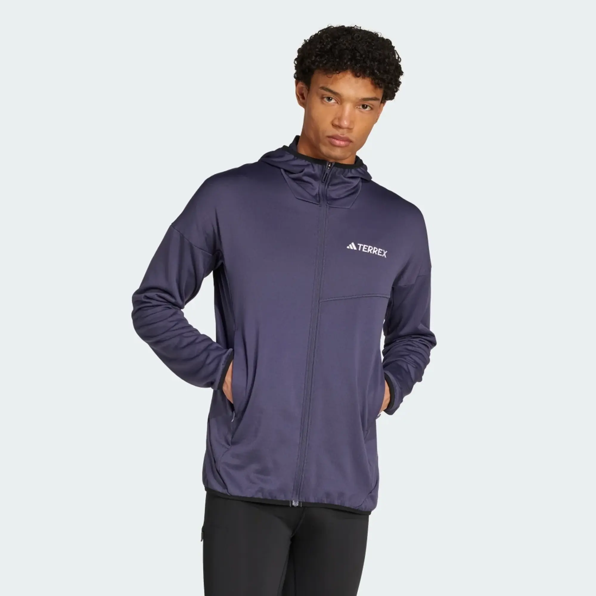adidas Terrex Xperior CLIMAWARM Light Fleece Hooded Jacket