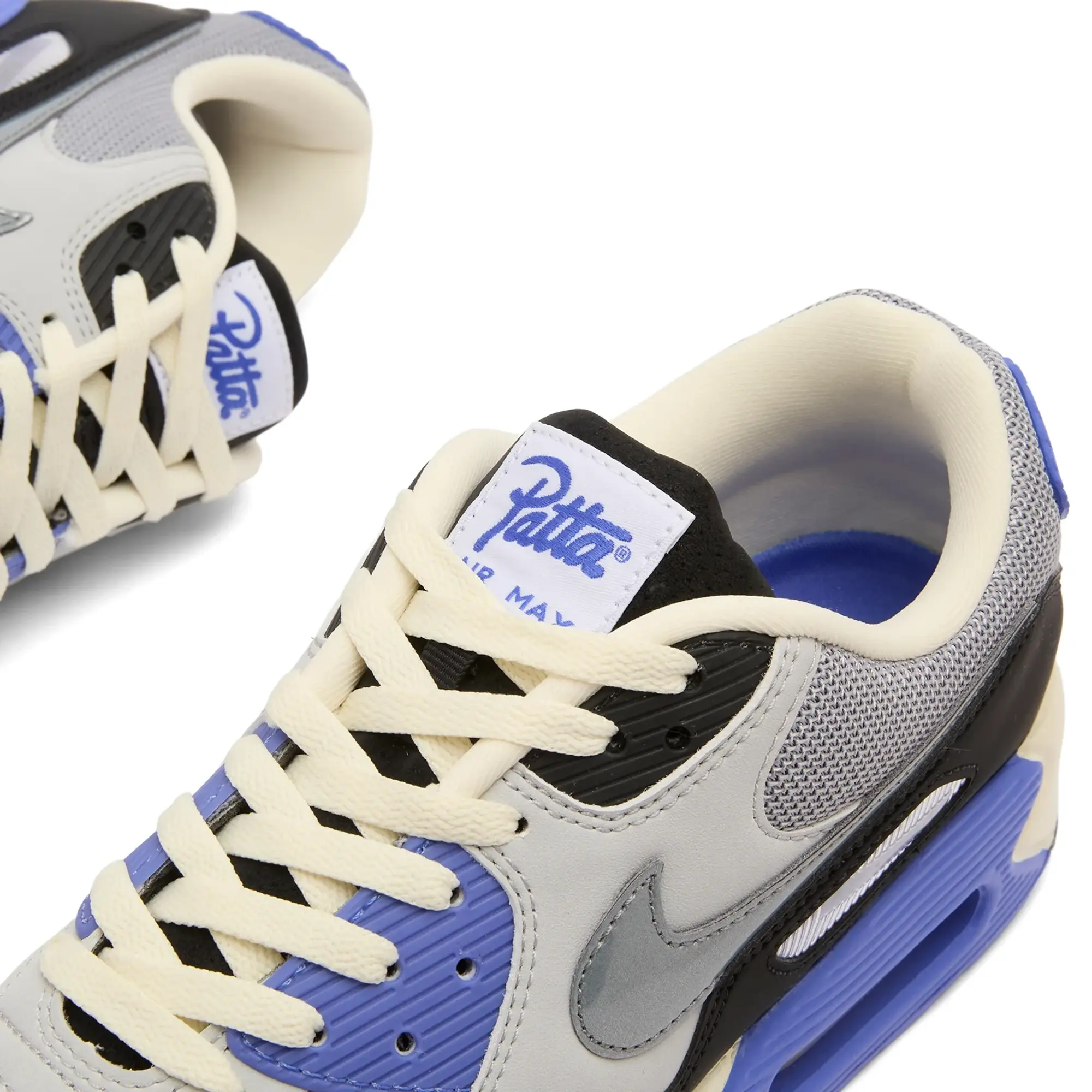 Nike x Patta Air max 90 SP Sneaker Grey/Sapphire/Black