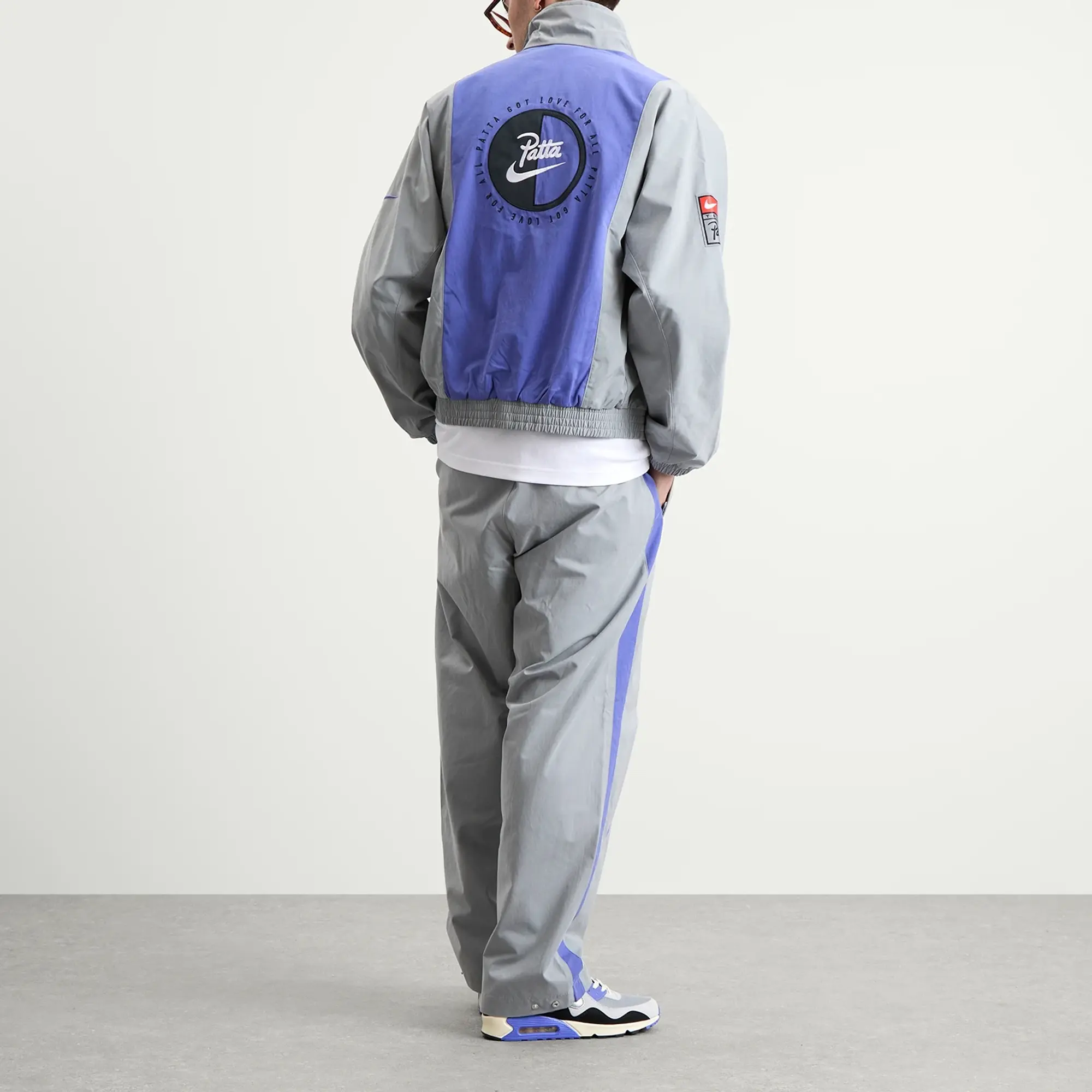 Nike x PATTA Track Jacket Particle Grey/Sapphire