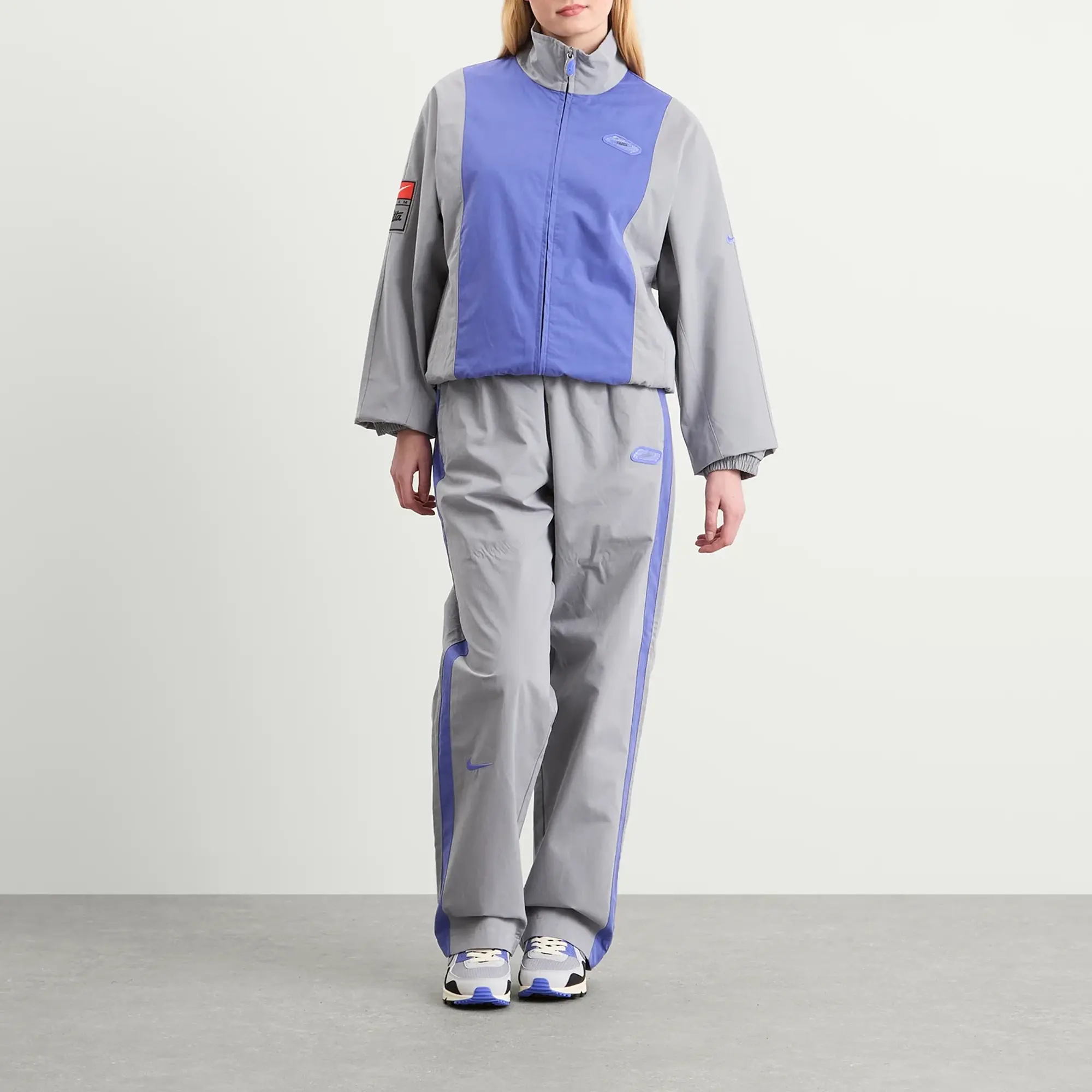 Nike x PATTA Track Jacket Particle Grey/Sapphire