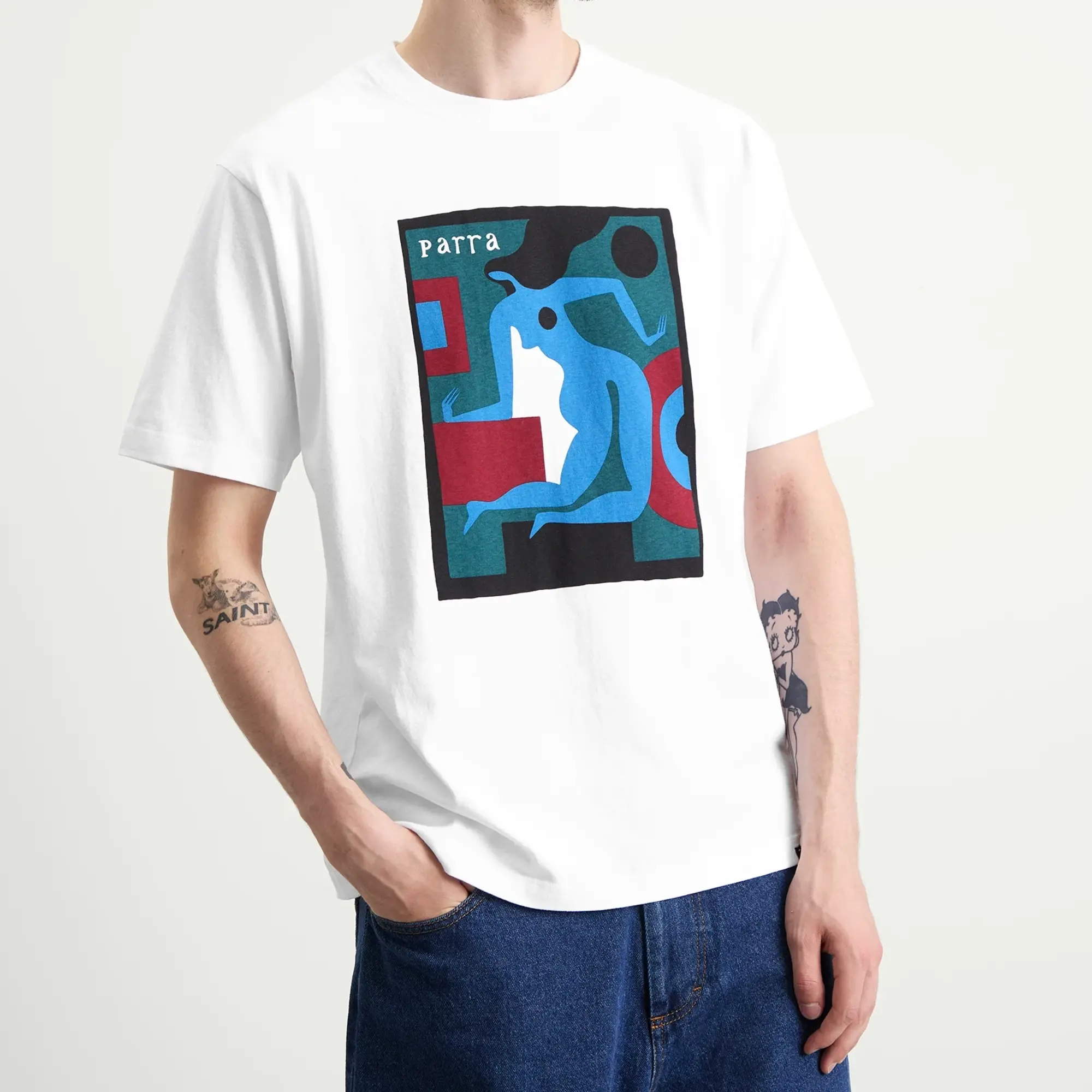 By Parra Men's Room Fever T-Shirt White