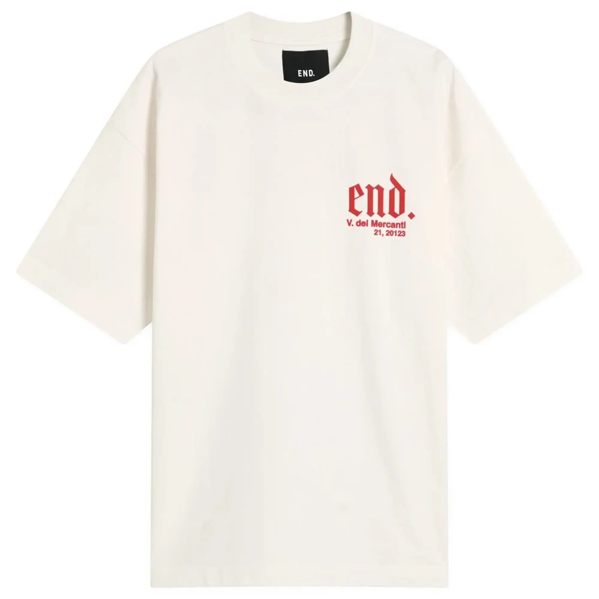 END. END. City Series 2.0 Milan T-Shirt Ecru
