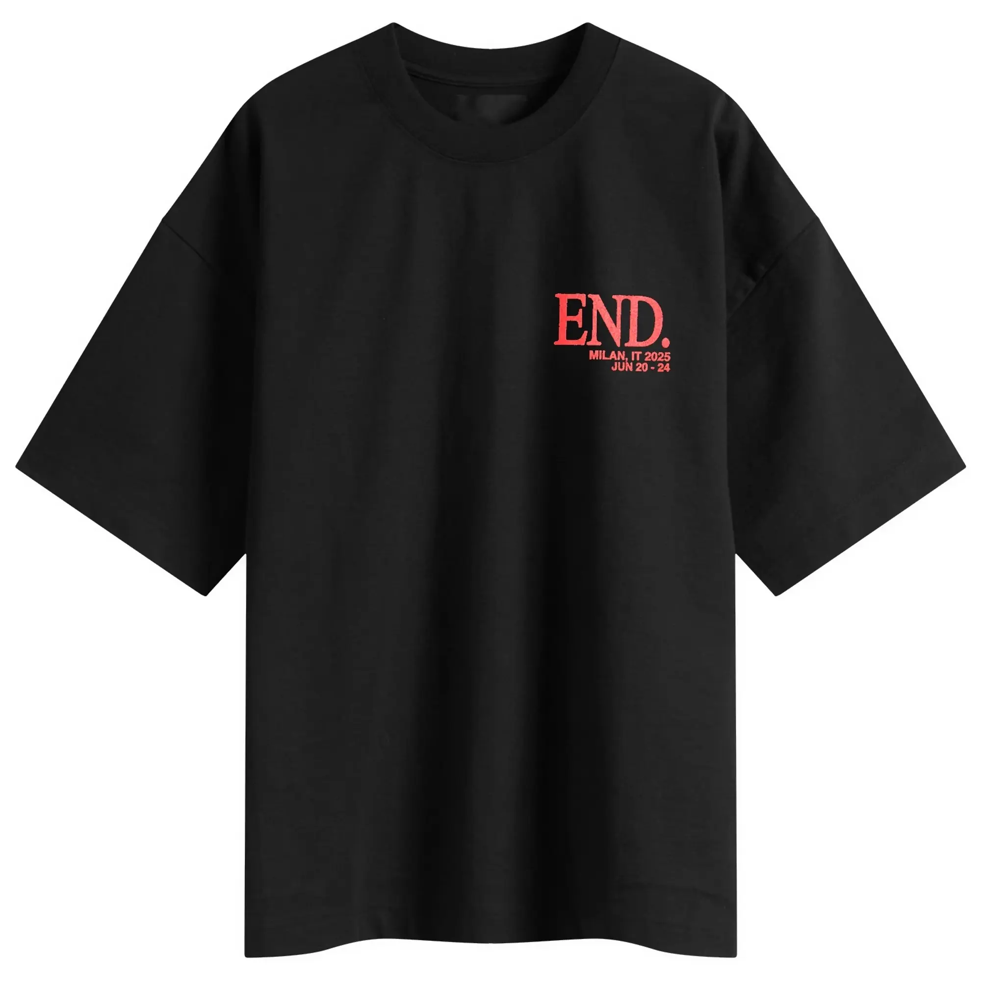 END. SS26 Milan Fashion Week T-Shirt Black
