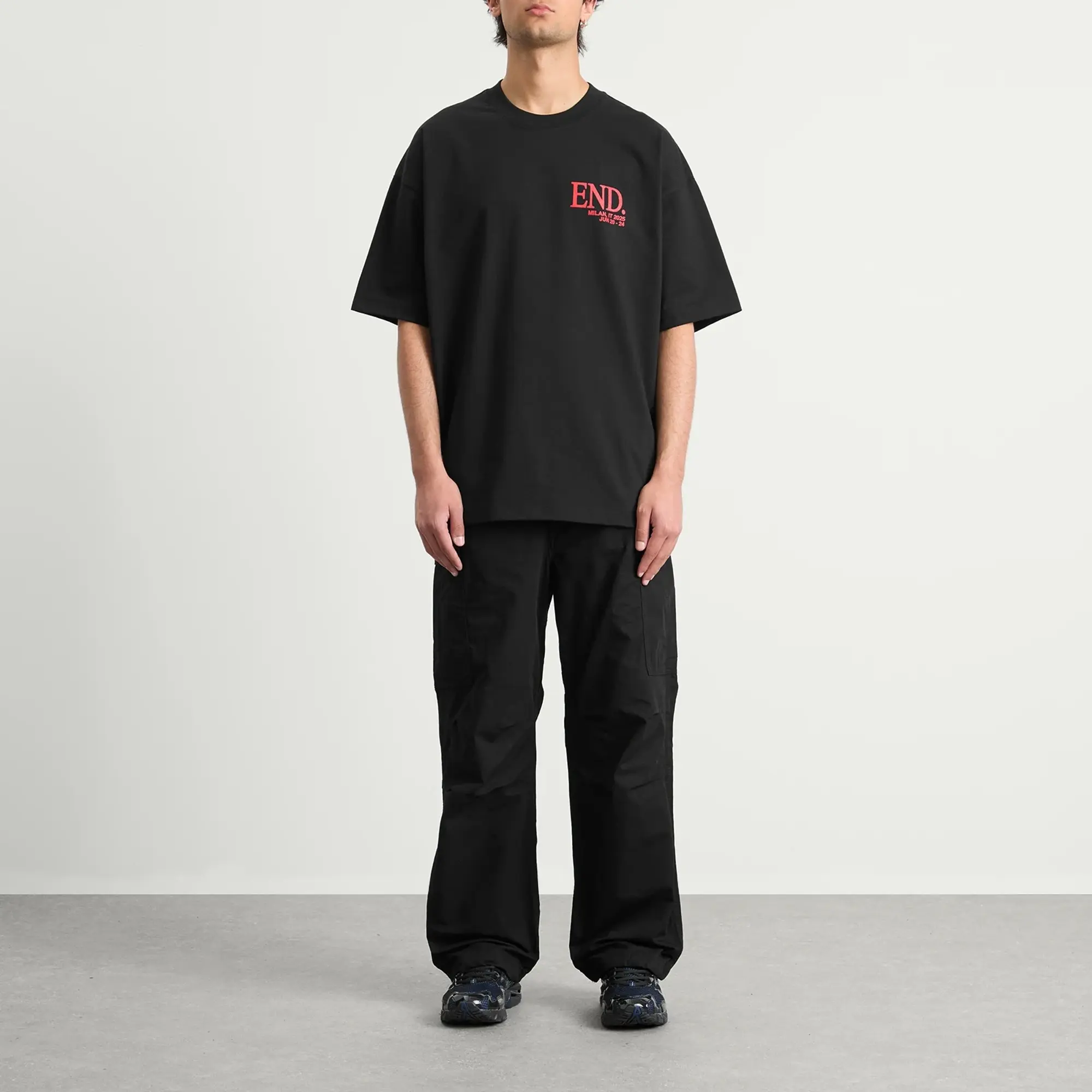END. SS26 Milan Fashion Week T-Shirt Black