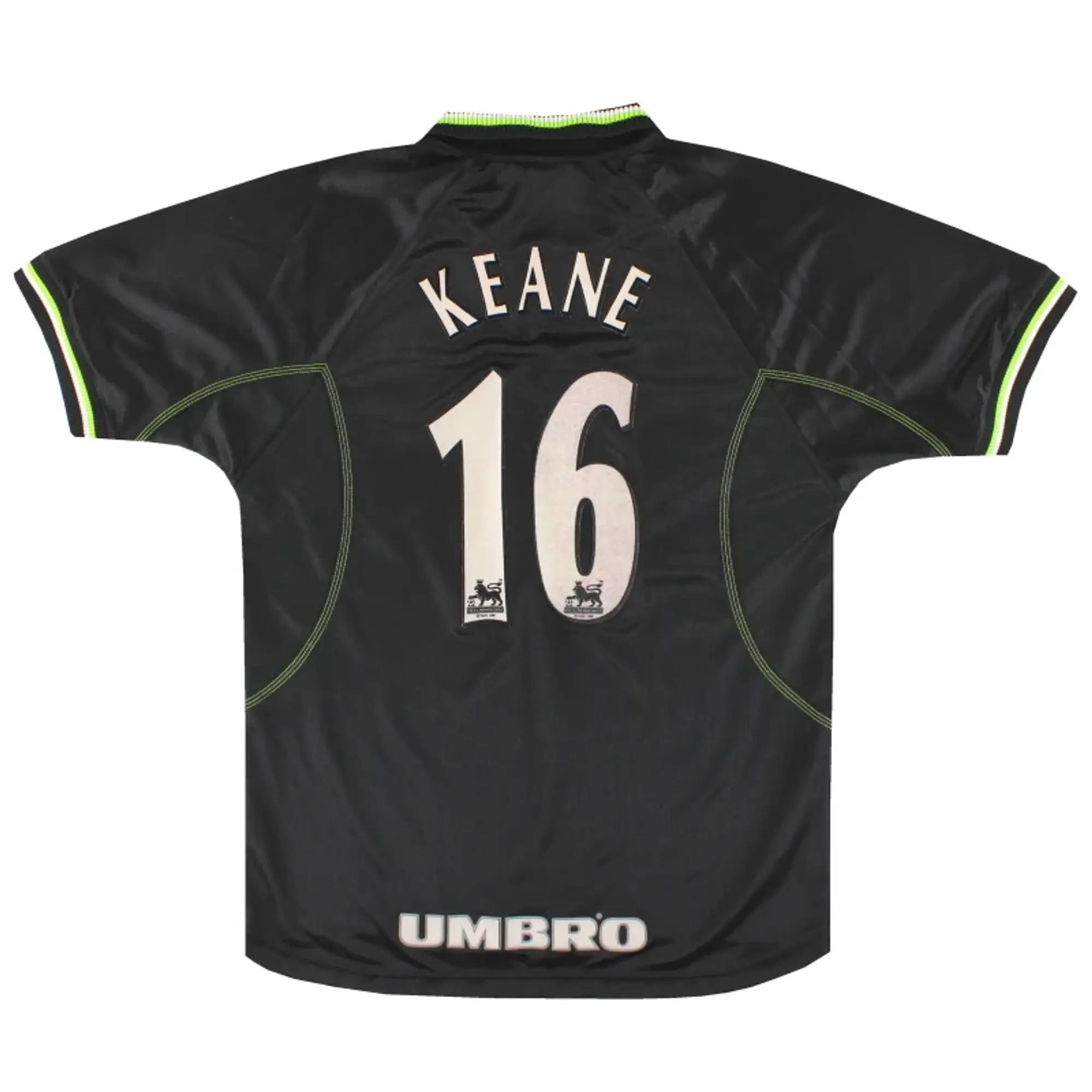 1998-99 Manchester United Umbro Third Shirt Keane #16 XL - Manchester United / Excellent / XL