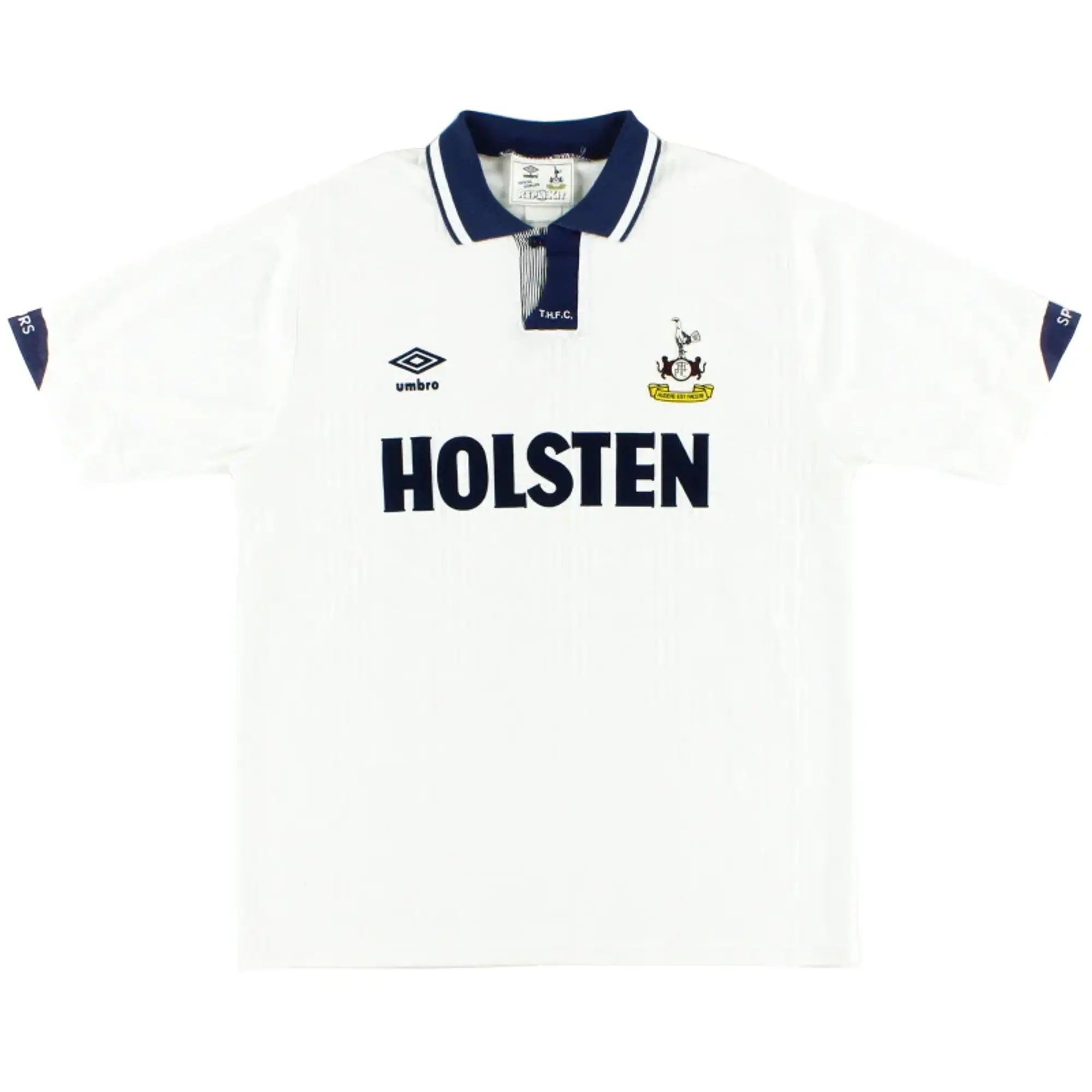 1991-93 Tottenham Umbro Home Shirt M - Tottenham Hotspur / Excellent / Medium