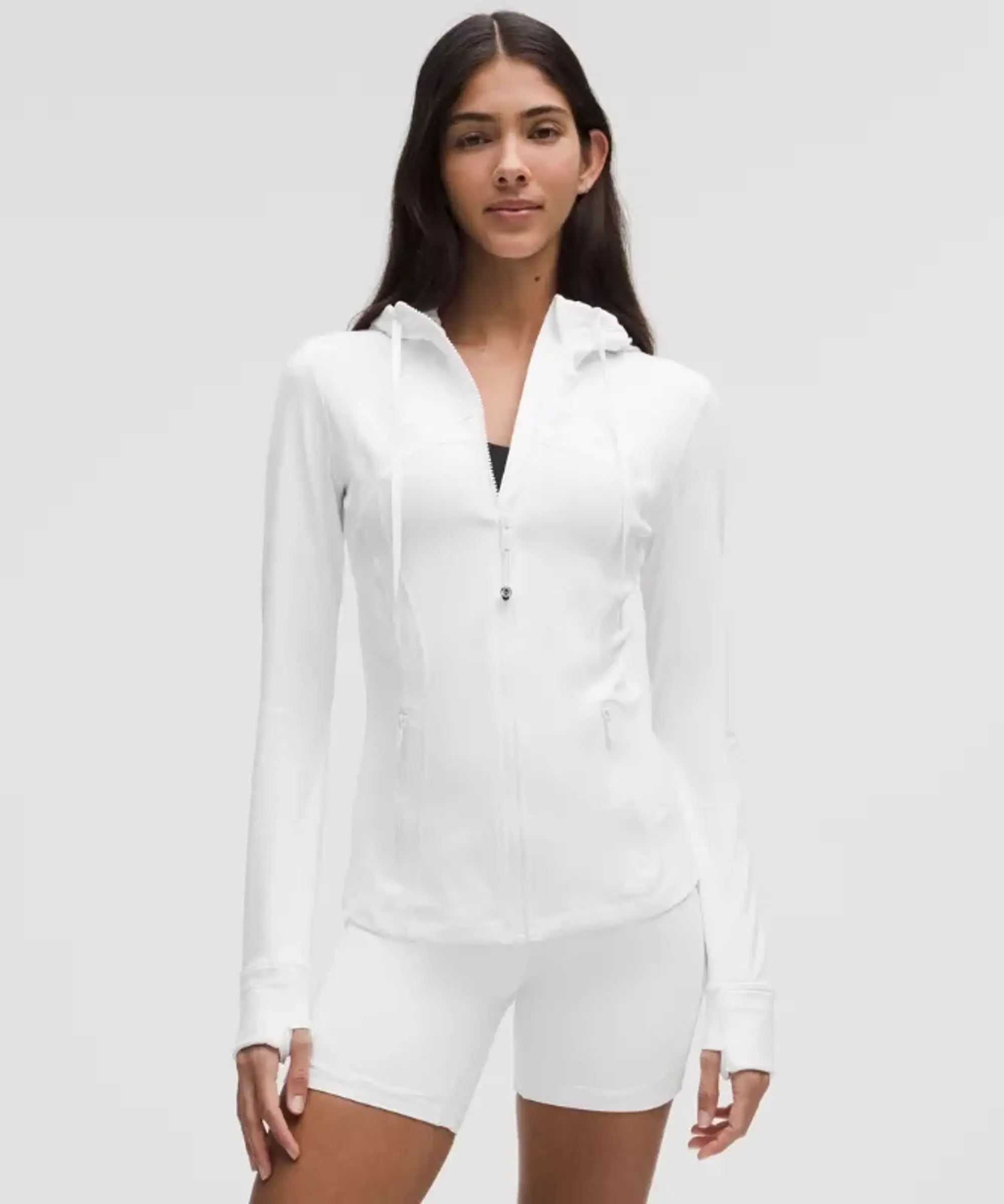 lululemon – Women's Define Hooded Jacket Nulu – Color White – Size 0