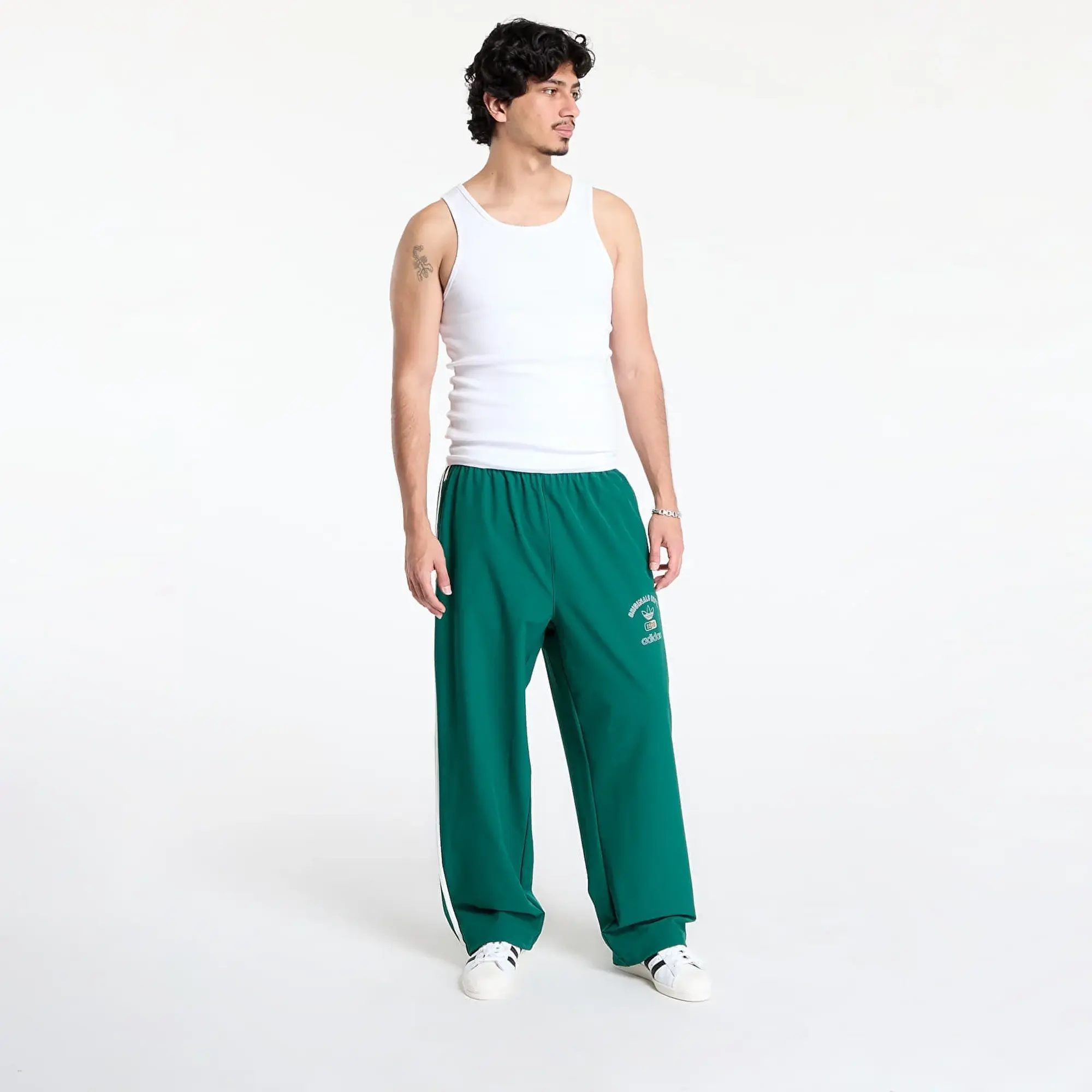 Pants Adidas Originals Dept. Woven Firebird Track Pant Collegiate Green Xl