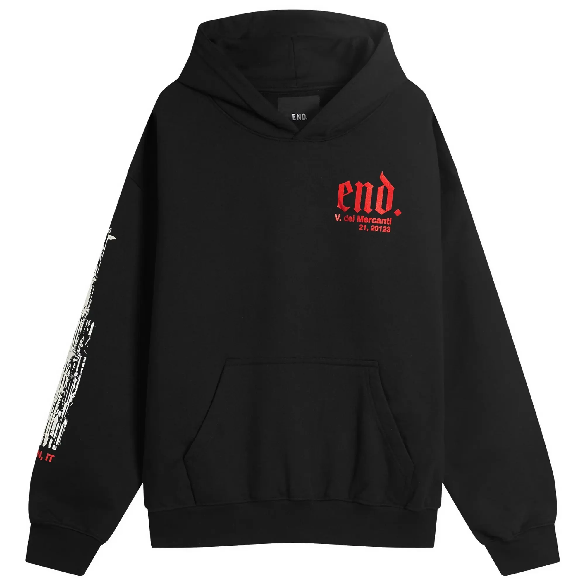 END. END. City Series 2.0 Milan Hoodie Black
