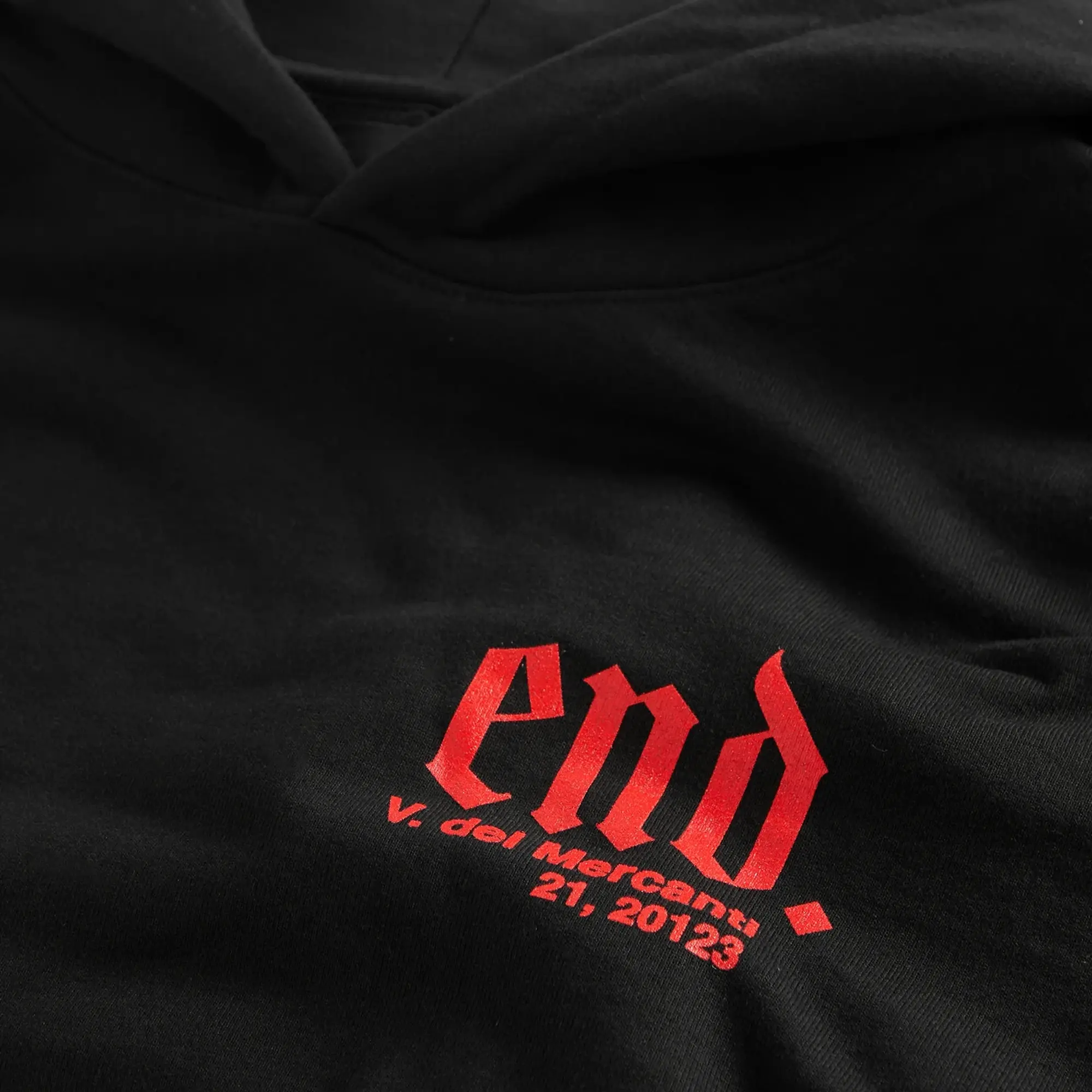 END. END. City Series 2.0 Milan Hoodie Black