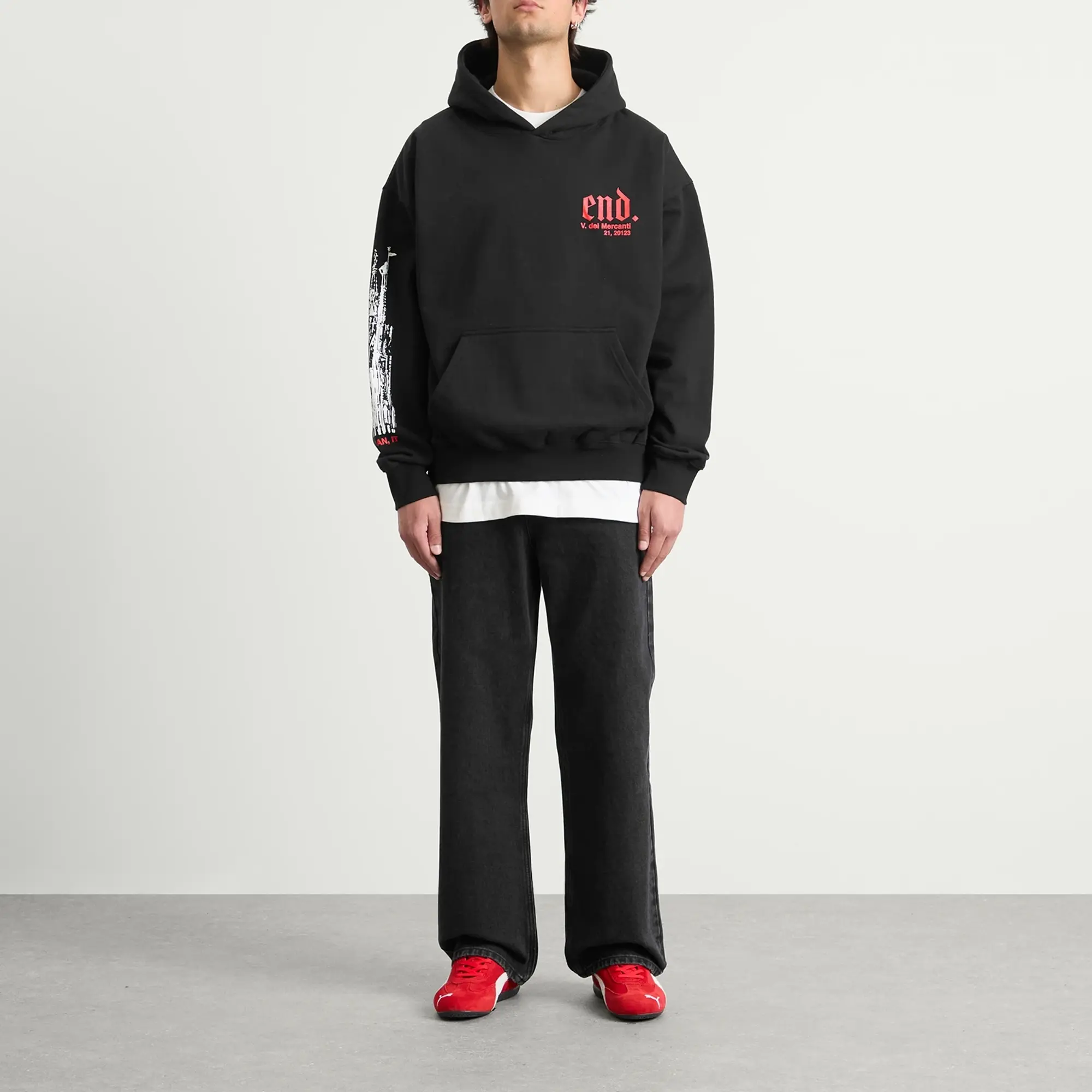 END. END. City Series 2.0 Milan Hoodie Black