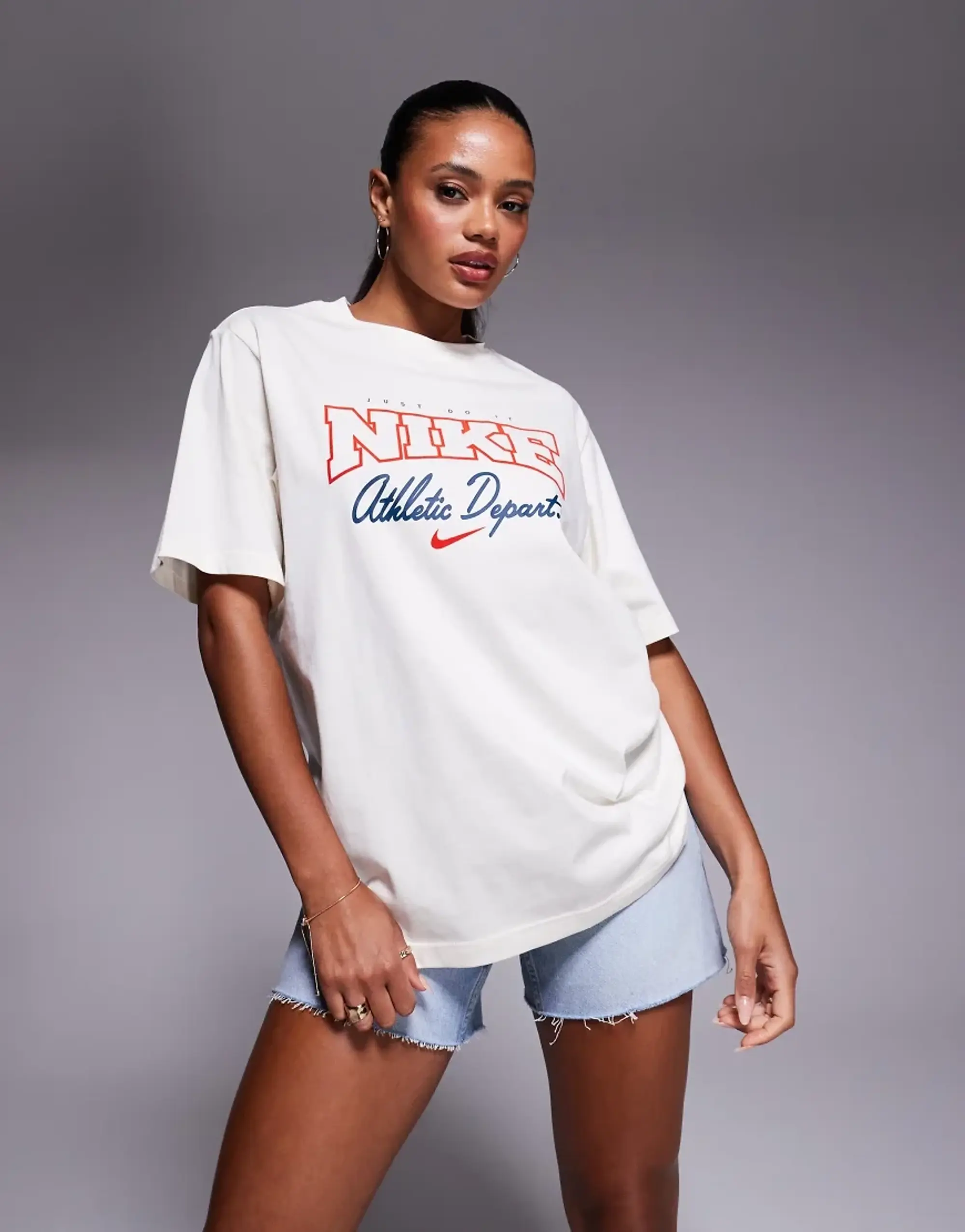 Nike Athletic Department Graphic T-Shirt In White