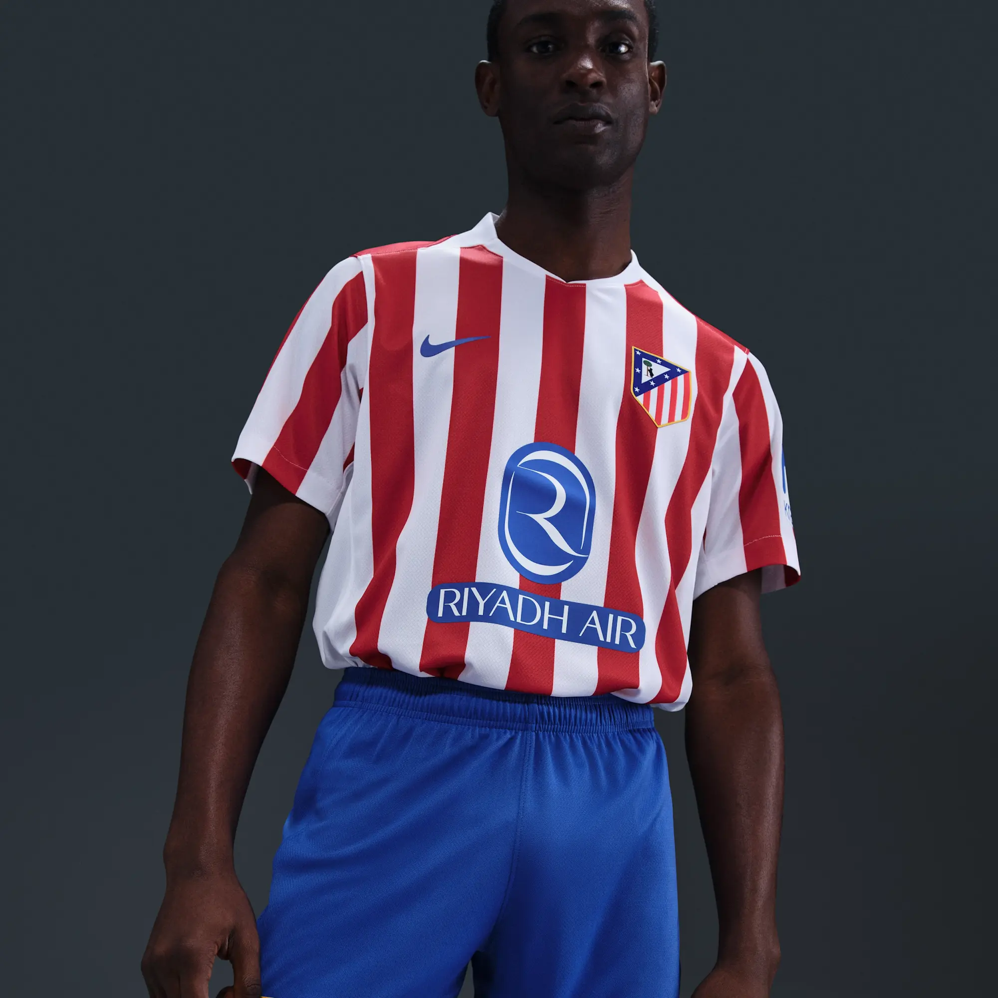 Atlético Madrid 2025/26 Stadium Home Men's Nike Dri-FIT Football Replica Shorts - Blue - Polyester
