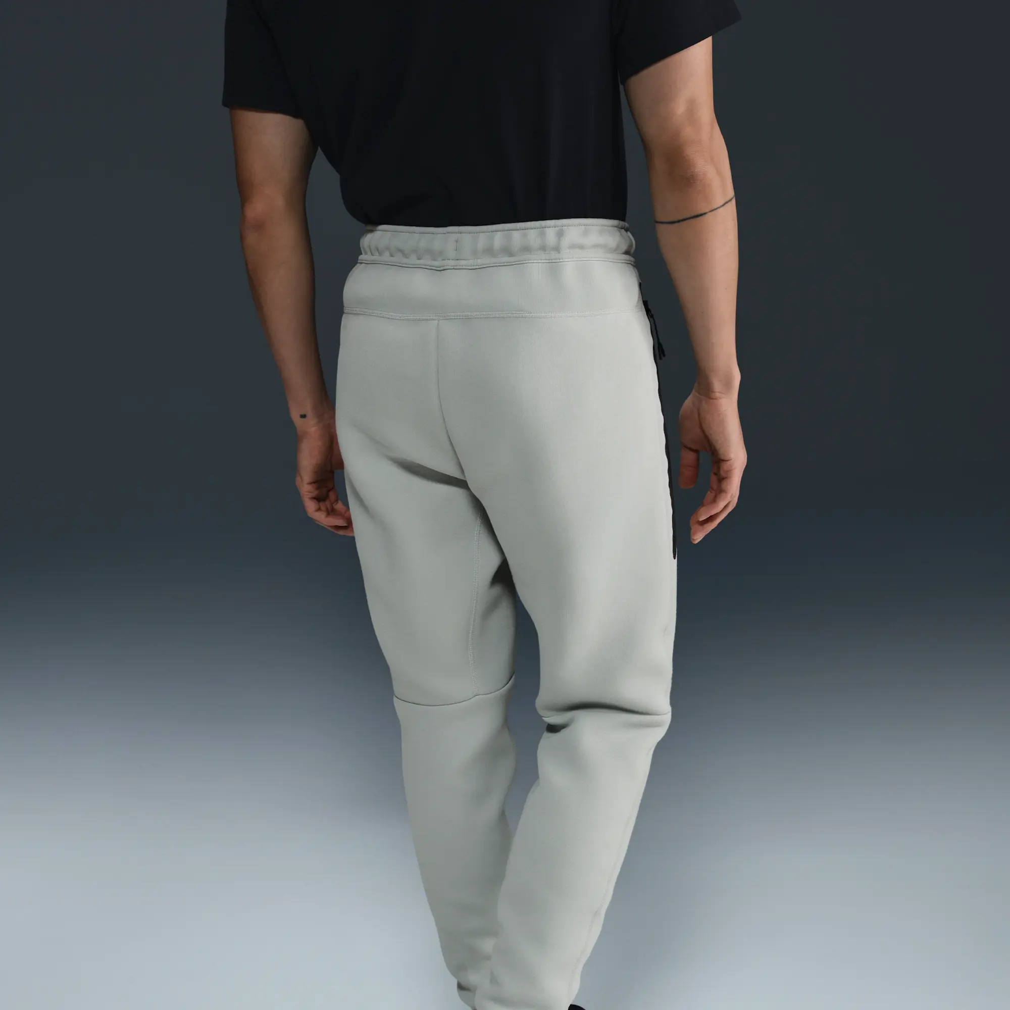 Inter Milan Tech Men's Nike Football Fleece Joggers - Grey - Cotton/Polyester