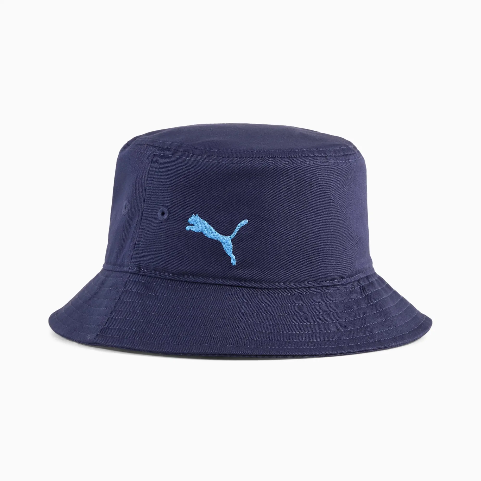 PUMA Manchester City Essentials Bucket Hat, Dark Blue