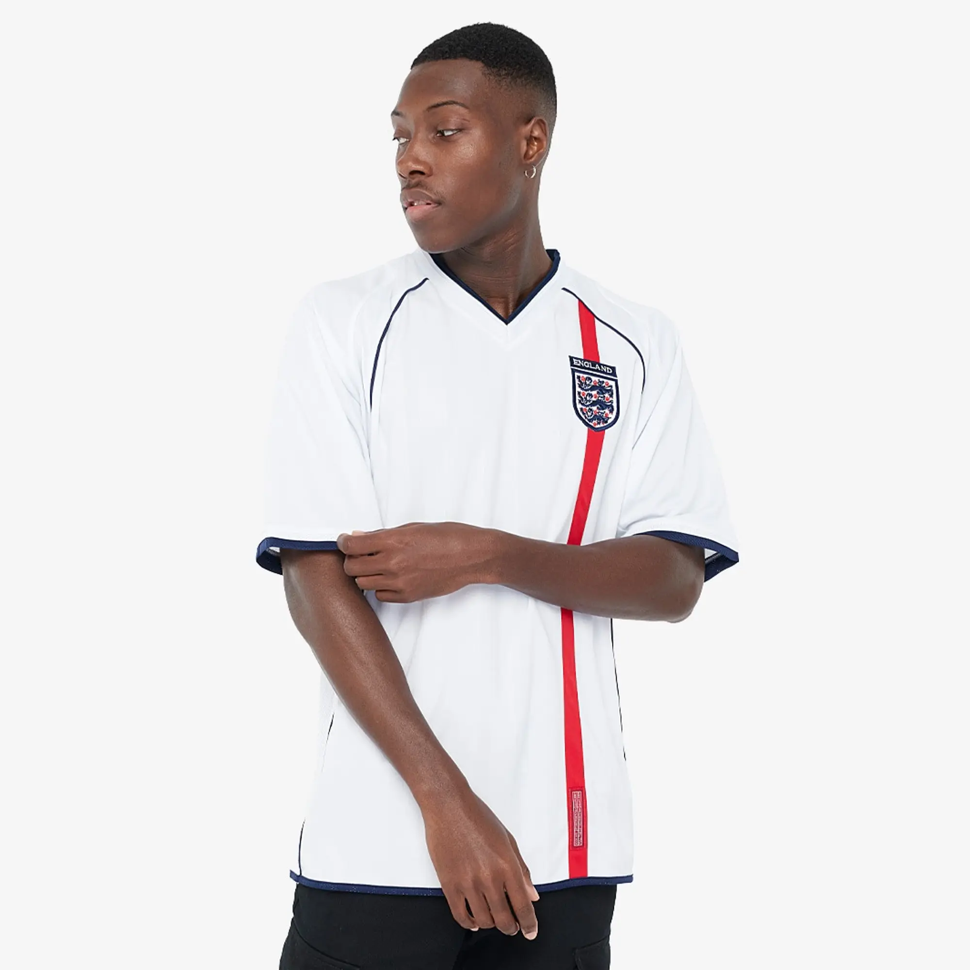 Score Draw Retro England 2002 World Cup Home Shirt