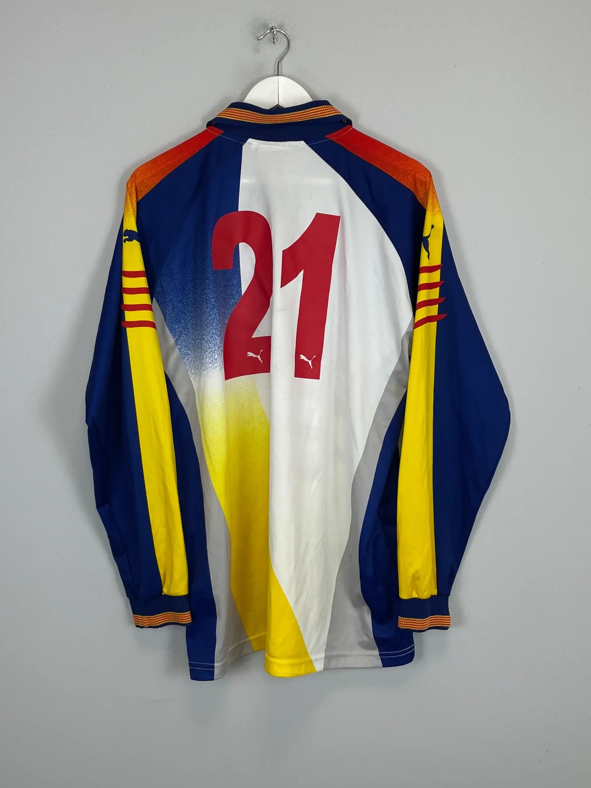 CULT KITS - 2002/03 CATALUNYA #21 L/S HOME SHIRT (XL) PUMA