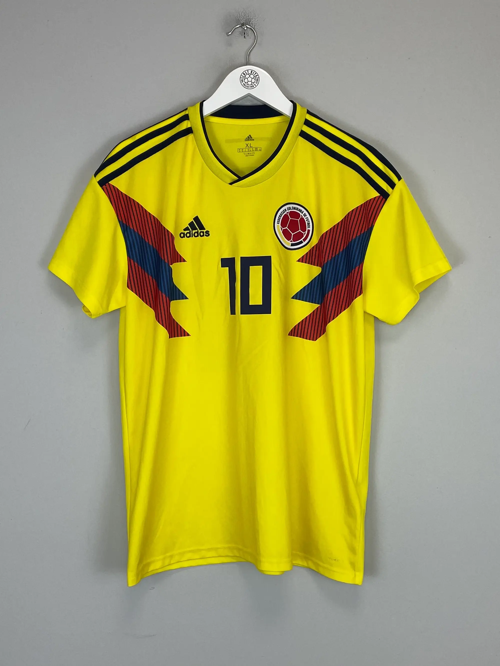2018/19 COLOMBIA JAMES #10 HOME SHIRT (XL) ADIDAS | Cult Kits