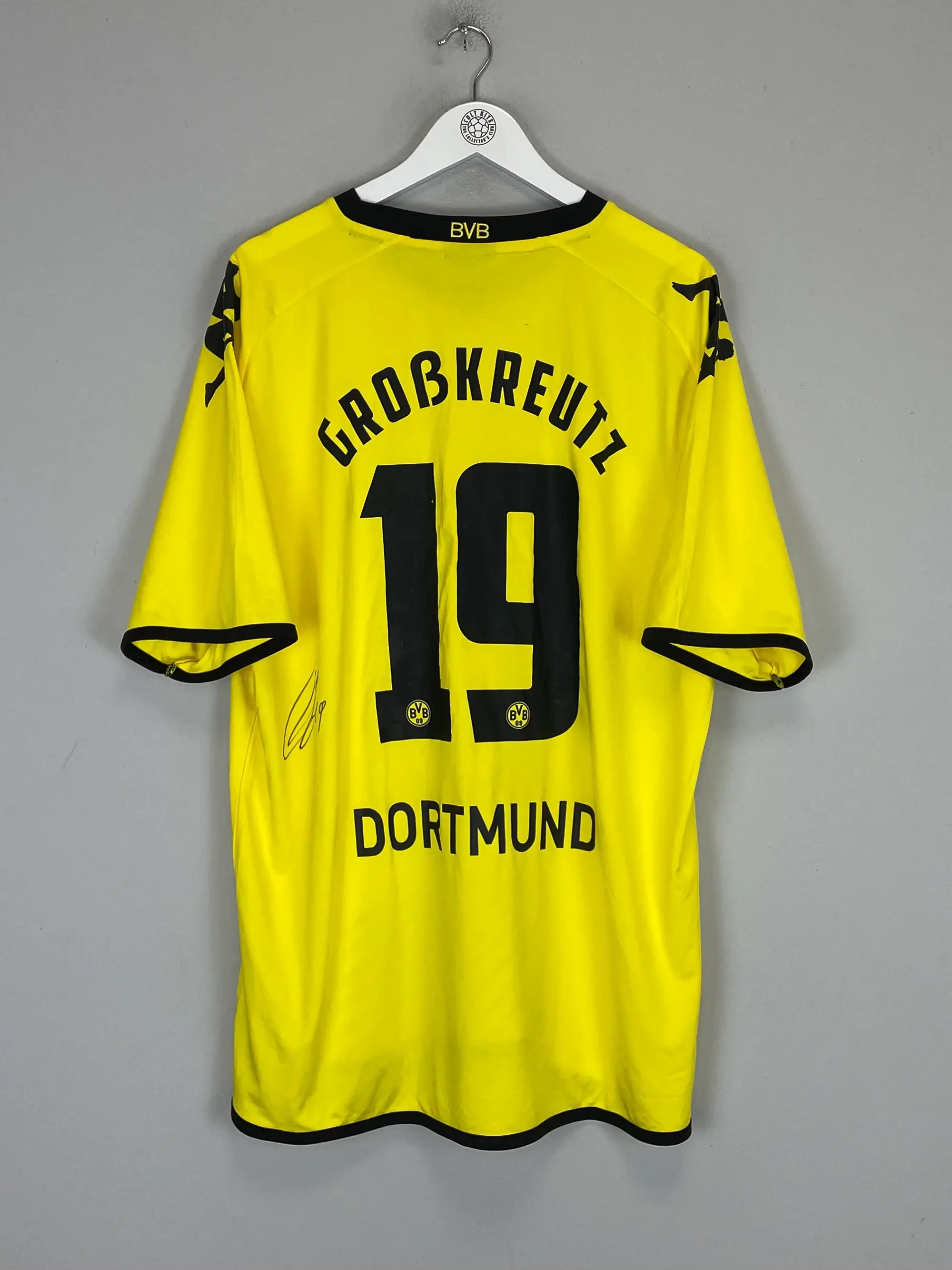 2011/12 DORTMUND GROBKREUTZ #19 *SIGNED* HOME SHIRT (XXL) KAPPA | Cult Kits
