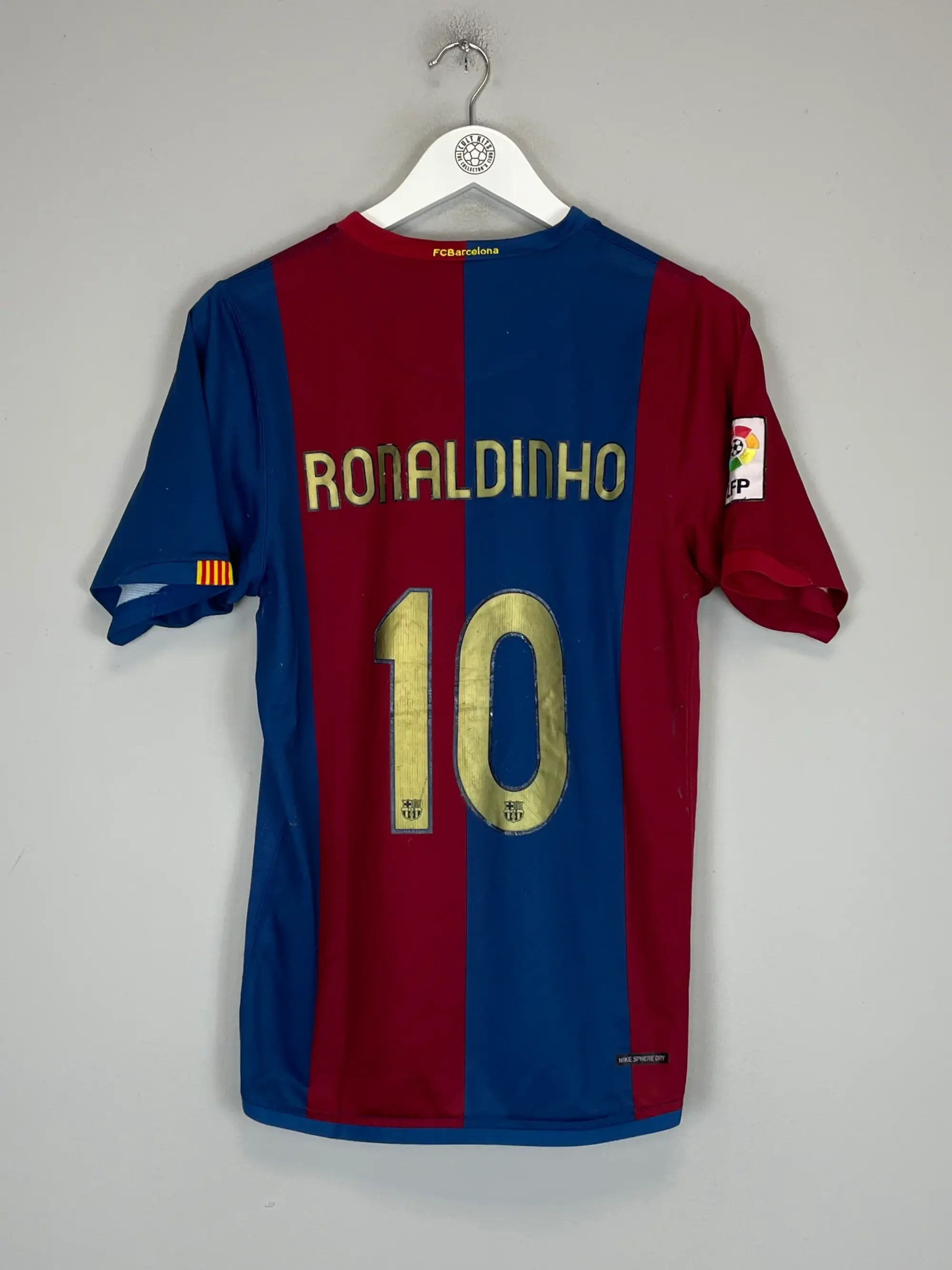 2005/06 BARCELONA RONALDINHO #10 AWAY SHIRT (M) NIKE | Cult Kits