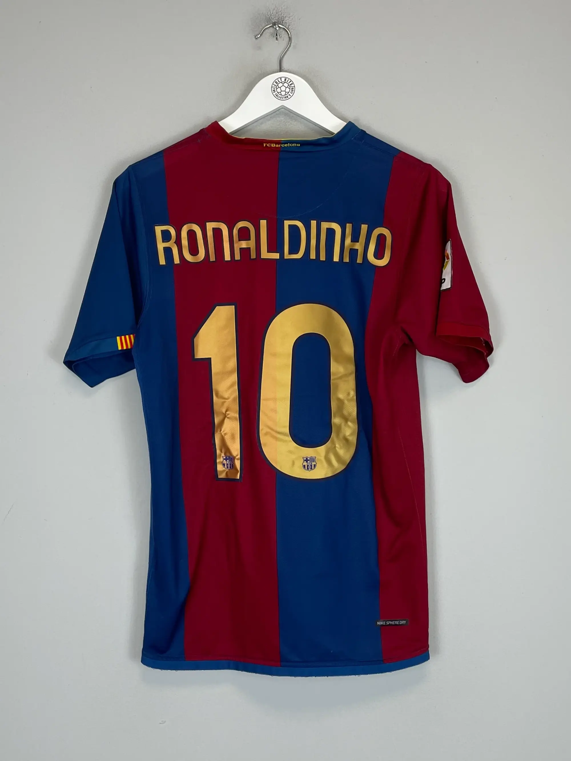 2005/06 BARCELONA RONALDINHO #10 AWAY SHIRT (M) NIKE | Cult Kits