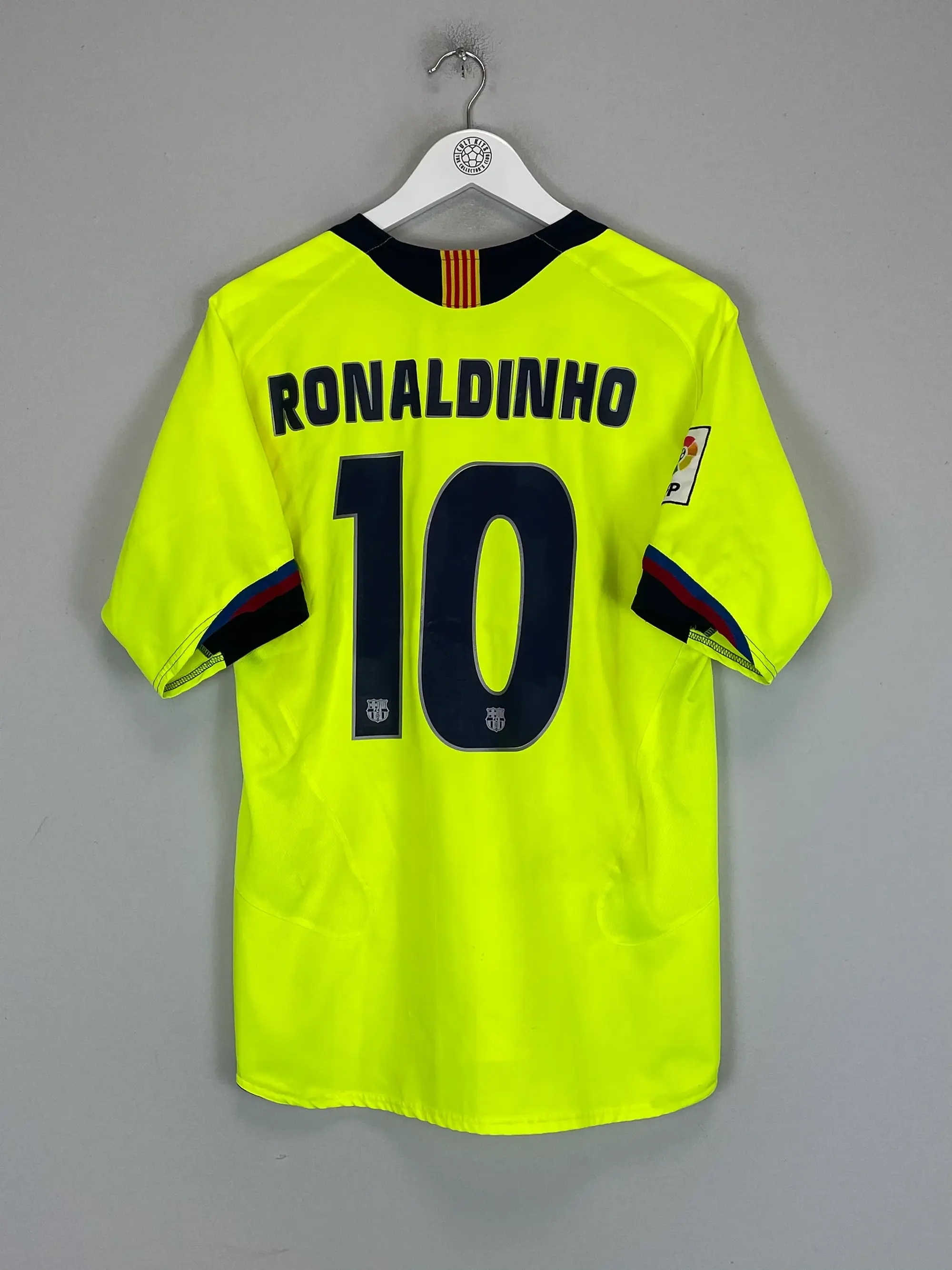 2005/06 BARCELONA RONALDINHO #10 AWAY SHIRT (M) NIKE | Cult Kits