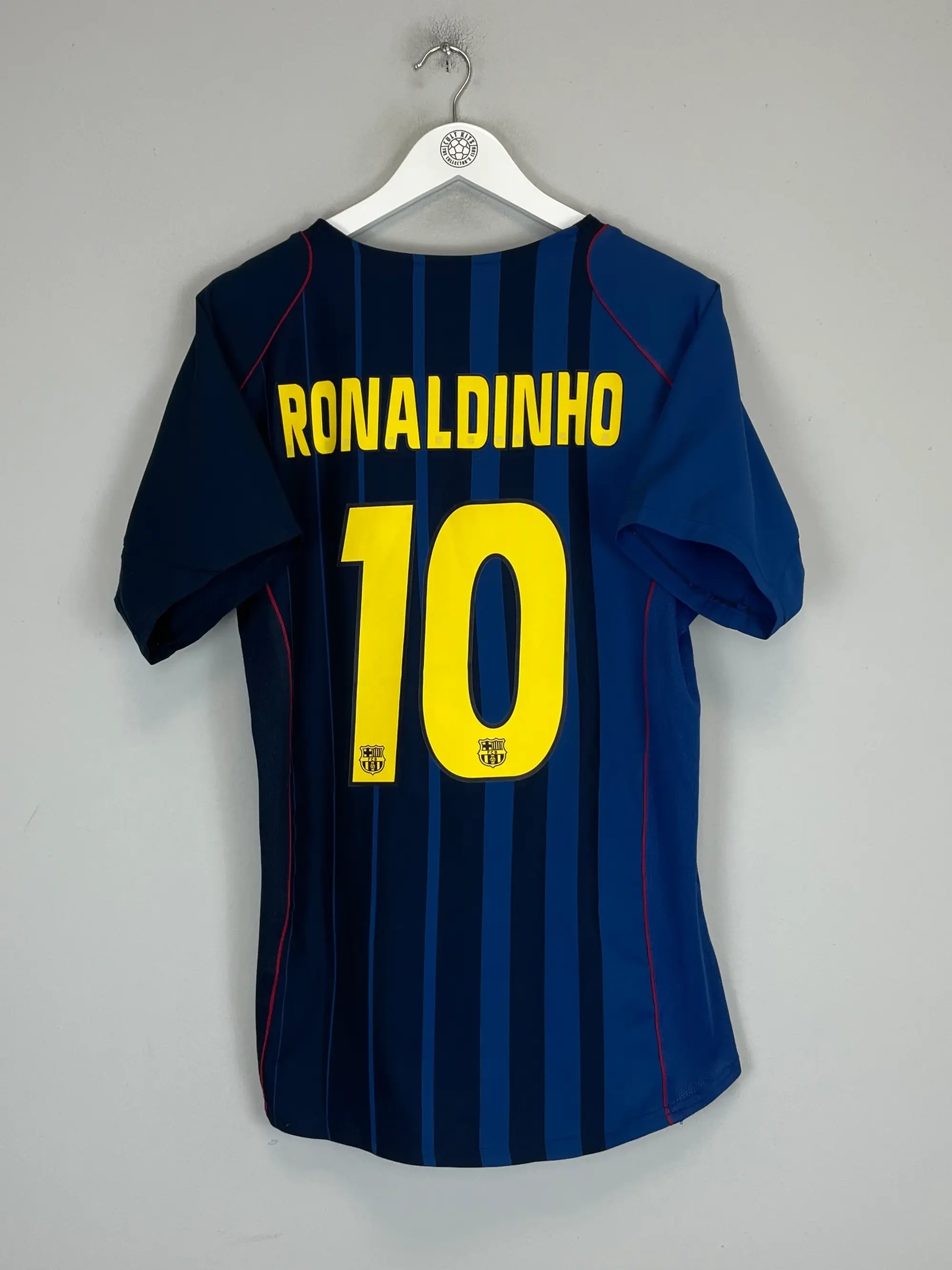 2005/06 BARCELONA RONALDINHO #10 AWAY SHIRT (M) NIKE | Cult Kits