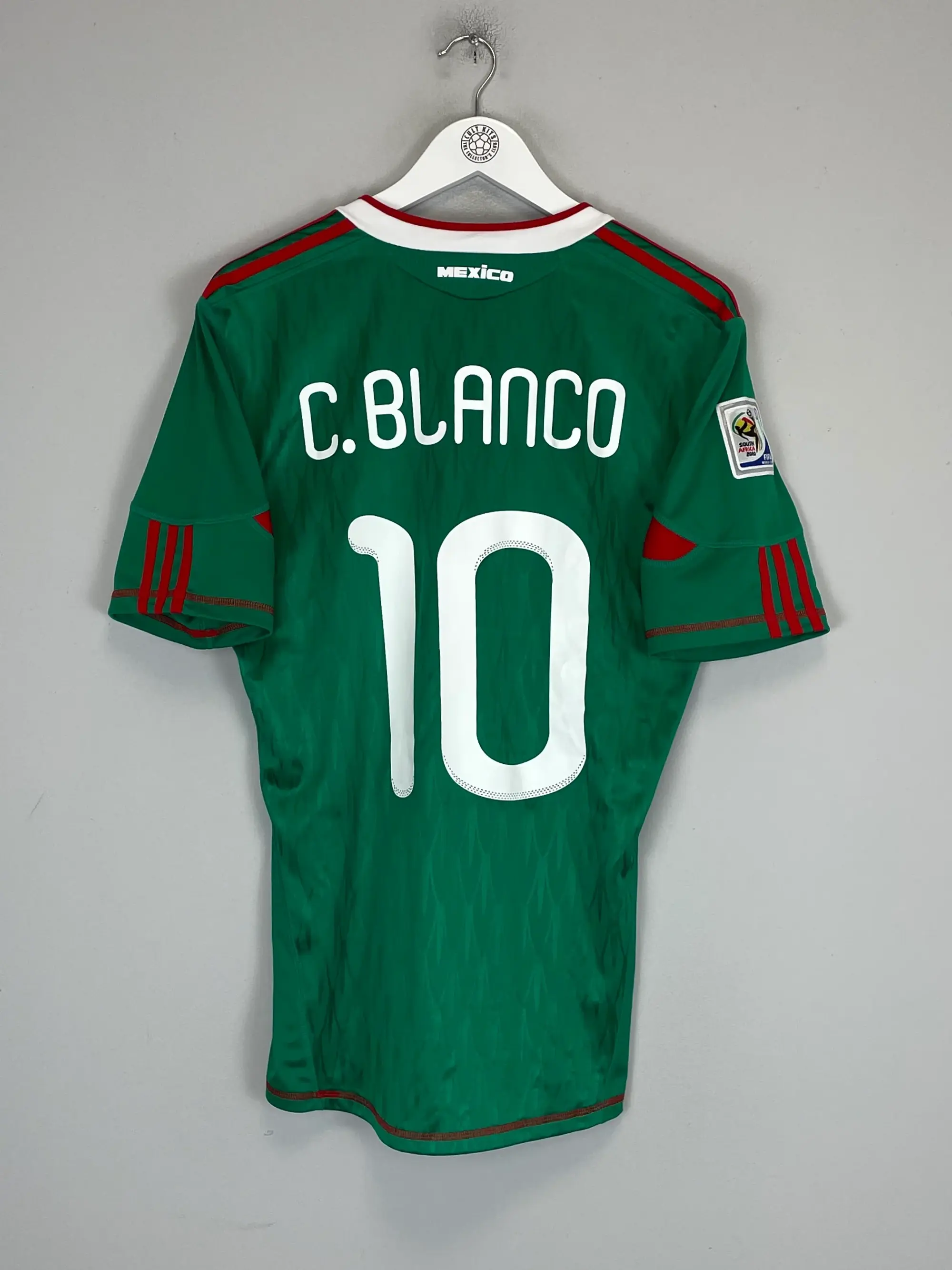 2010 MEXICO C.BLANCO #10 HOME SHIRT (M) ADIDAS | Cult Kits