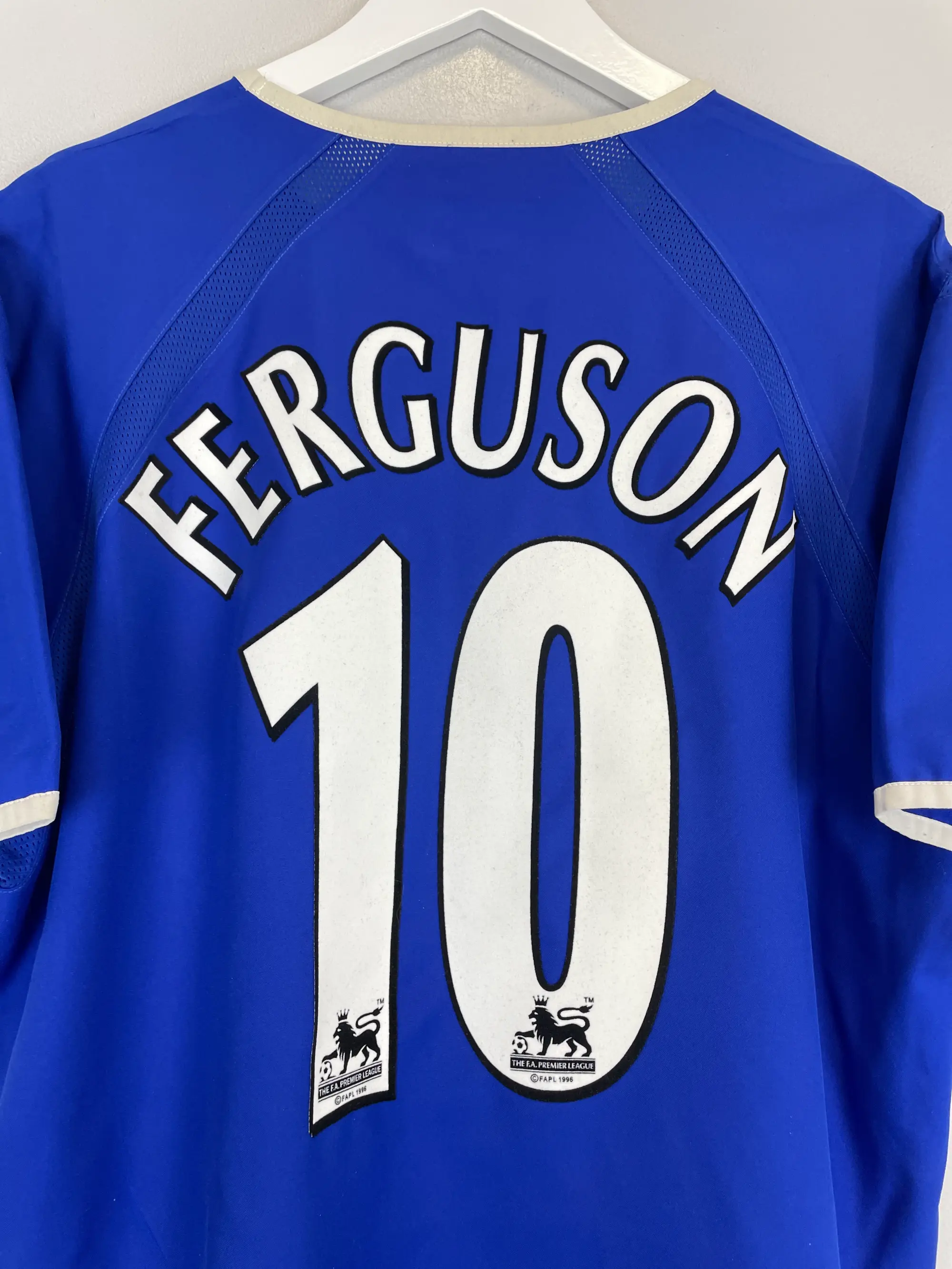 2003/04 EVERTON FERGUSON #10 HOME SHIRT (L) PUMA | Cult Kits