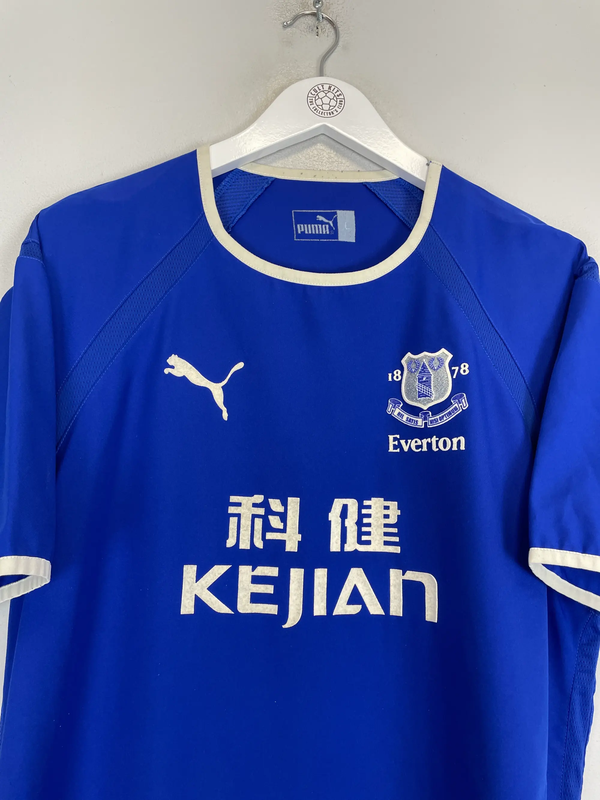 2003/04 EVERTON FERGUSON #10 HOME SHIRT (L) PUMA | Cult Kits