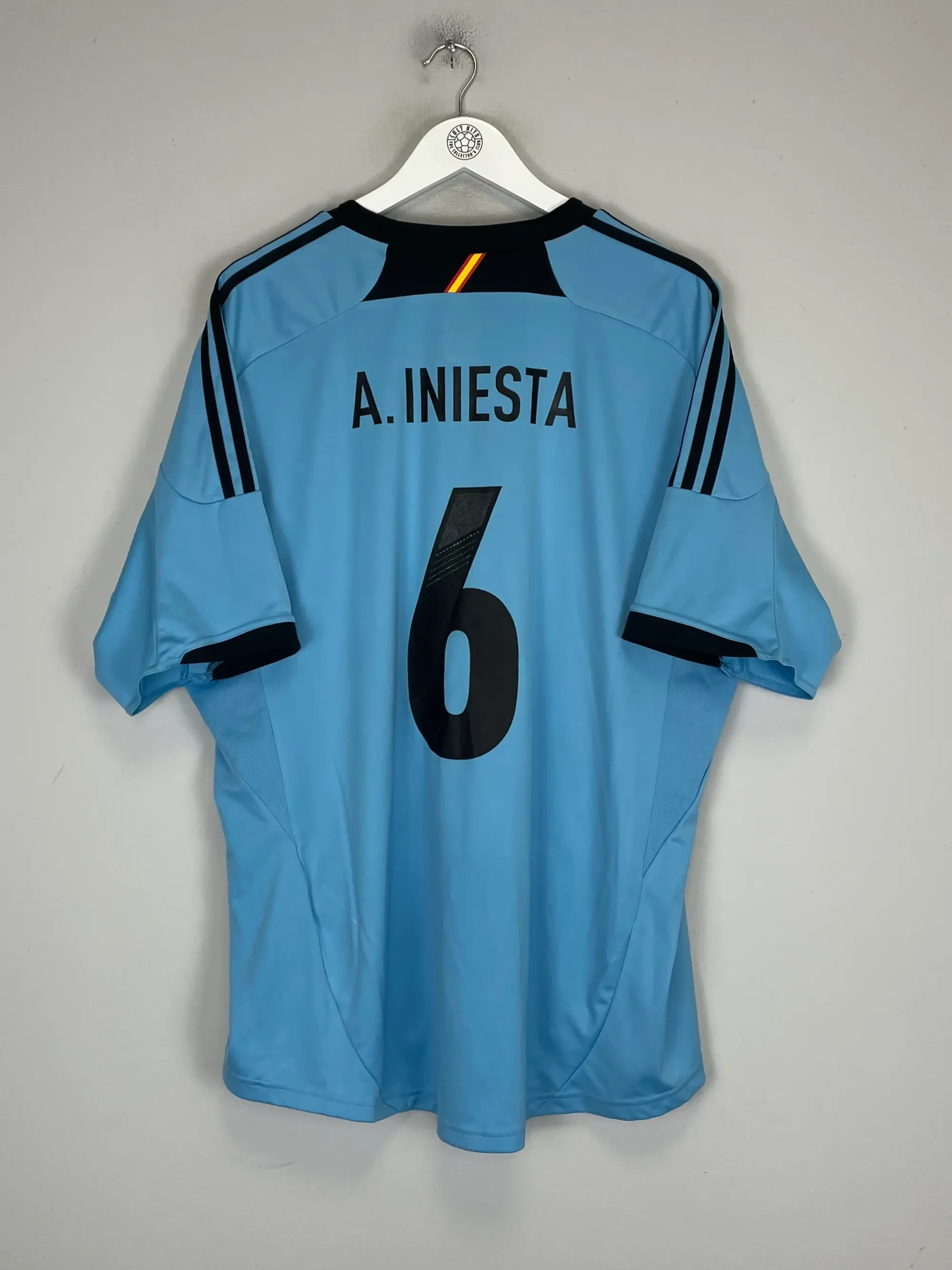 2012/13 SPAIN A.INIESTA #6 AWAY SHIRT (XXL) ADIDAS | Cult Kits