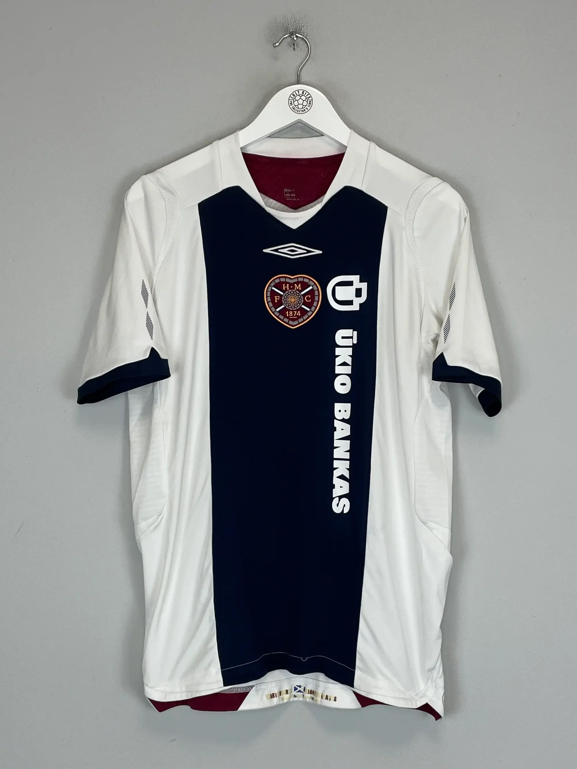2008/09 HEARTS AWAY SHIRT (M) UMBRO | Cult Kits