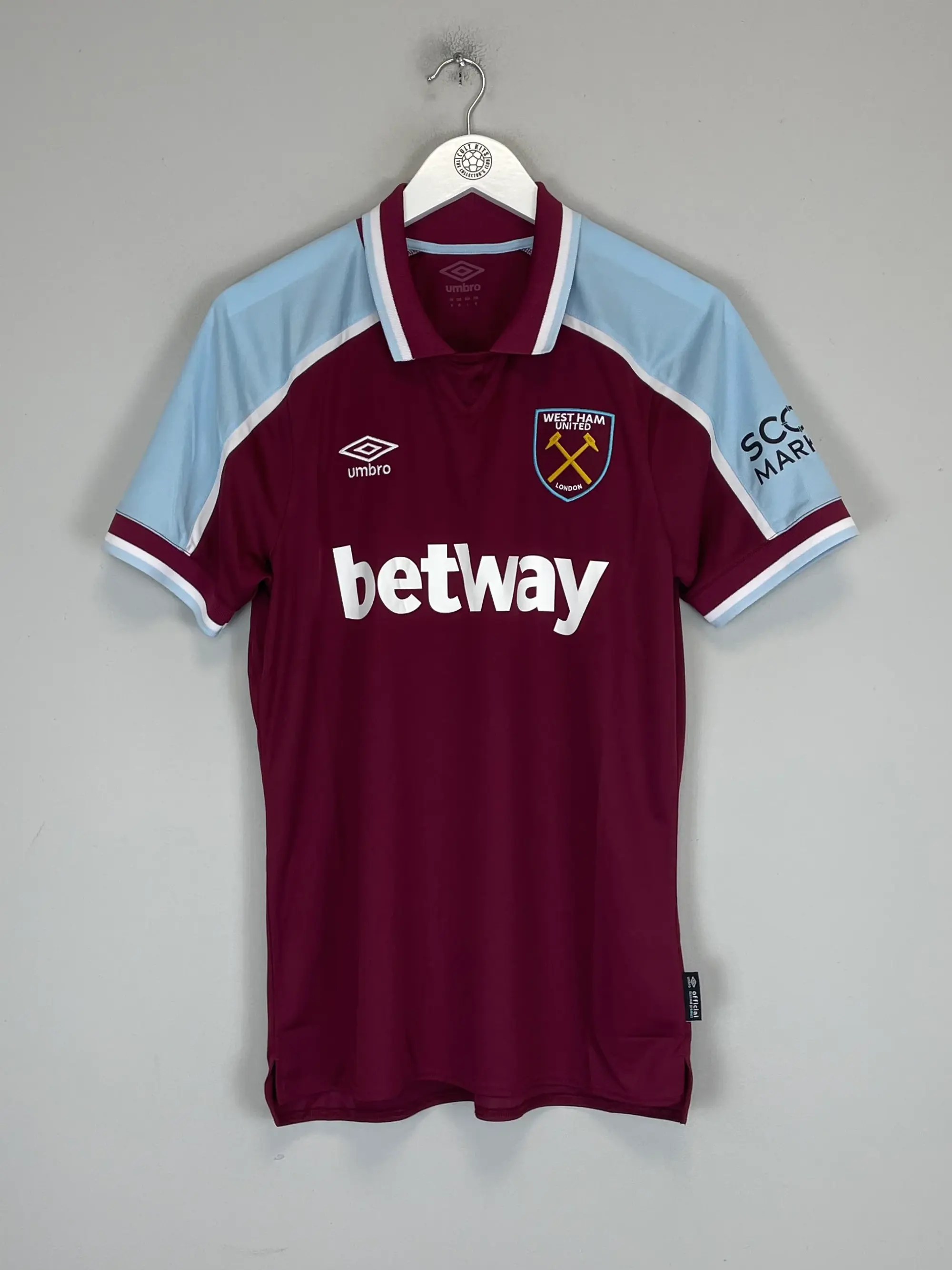 2021/22 WEST HAM HOME SHIRT (M) UMBRO | Cult Kits