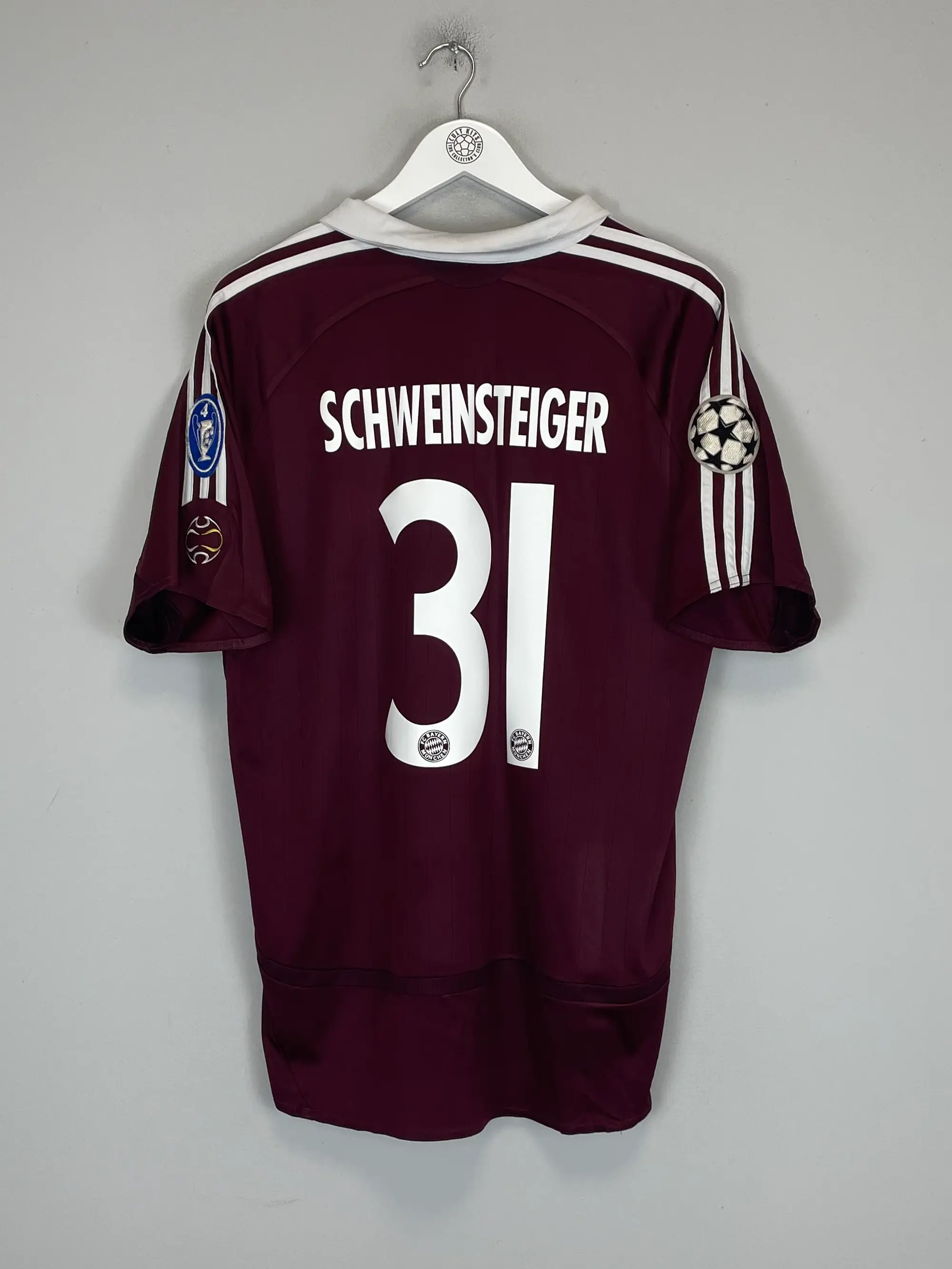 2006/07 BAYERN MUNICH SCHWEINSTEIGER #31 C/L THIRD SHIRT (L) ADIDAS | Cult Kits