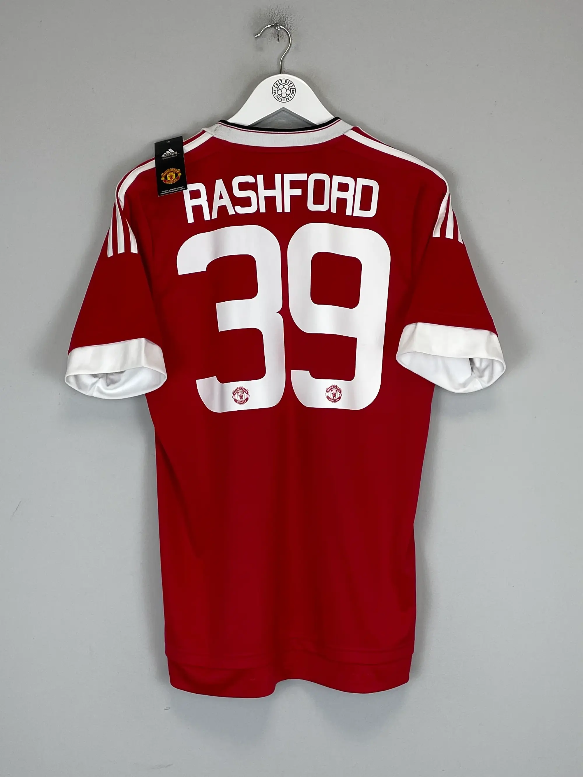 2015/16 MANCHESTER UNITED RASHFORD #39 *BNWT* HOME SHIRT (M) ADIDAS | Cult Kits