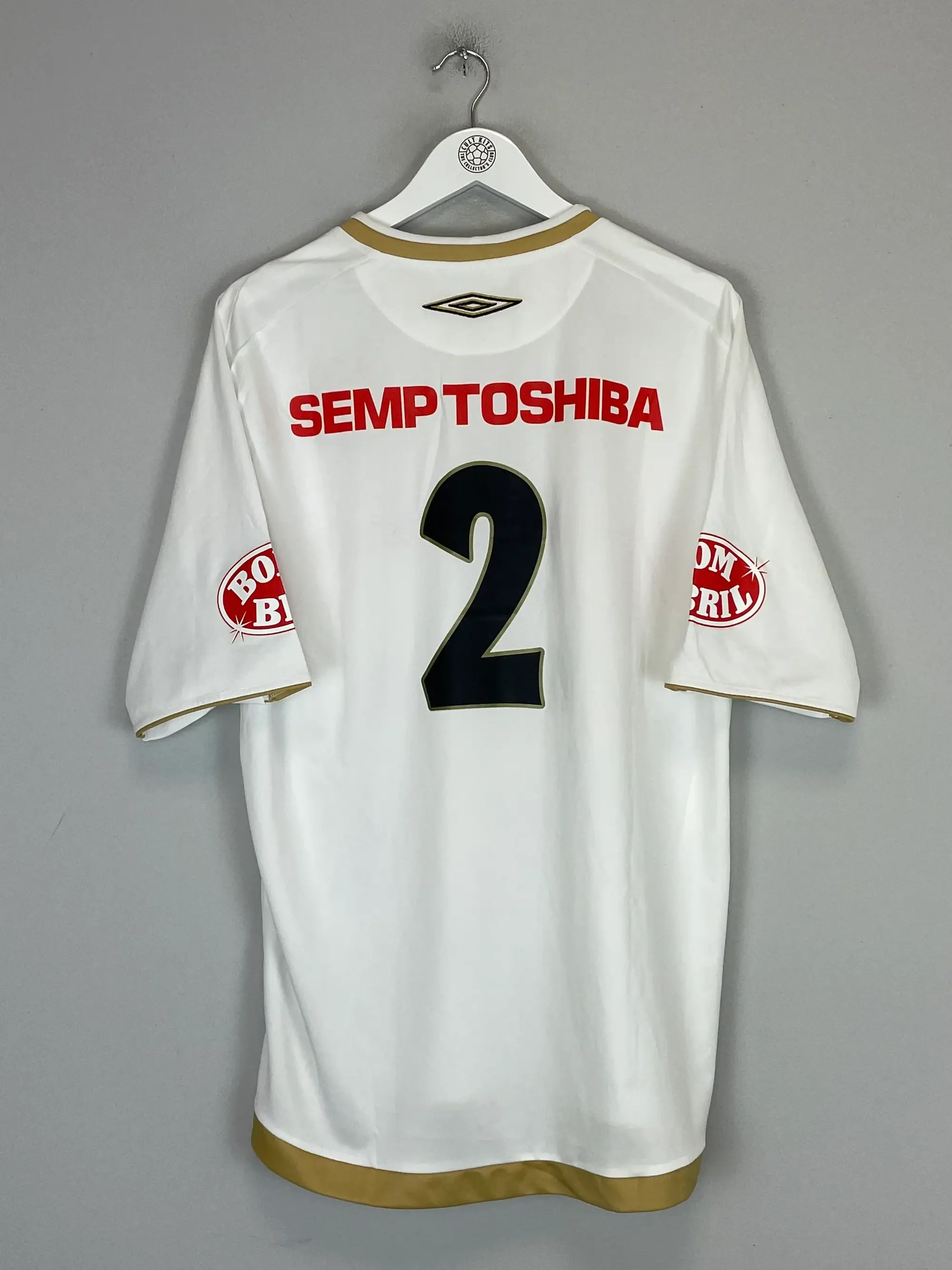 2007/08 SANTOS #2 HOME SHIRT (XL) UMBRO | Cult Kits