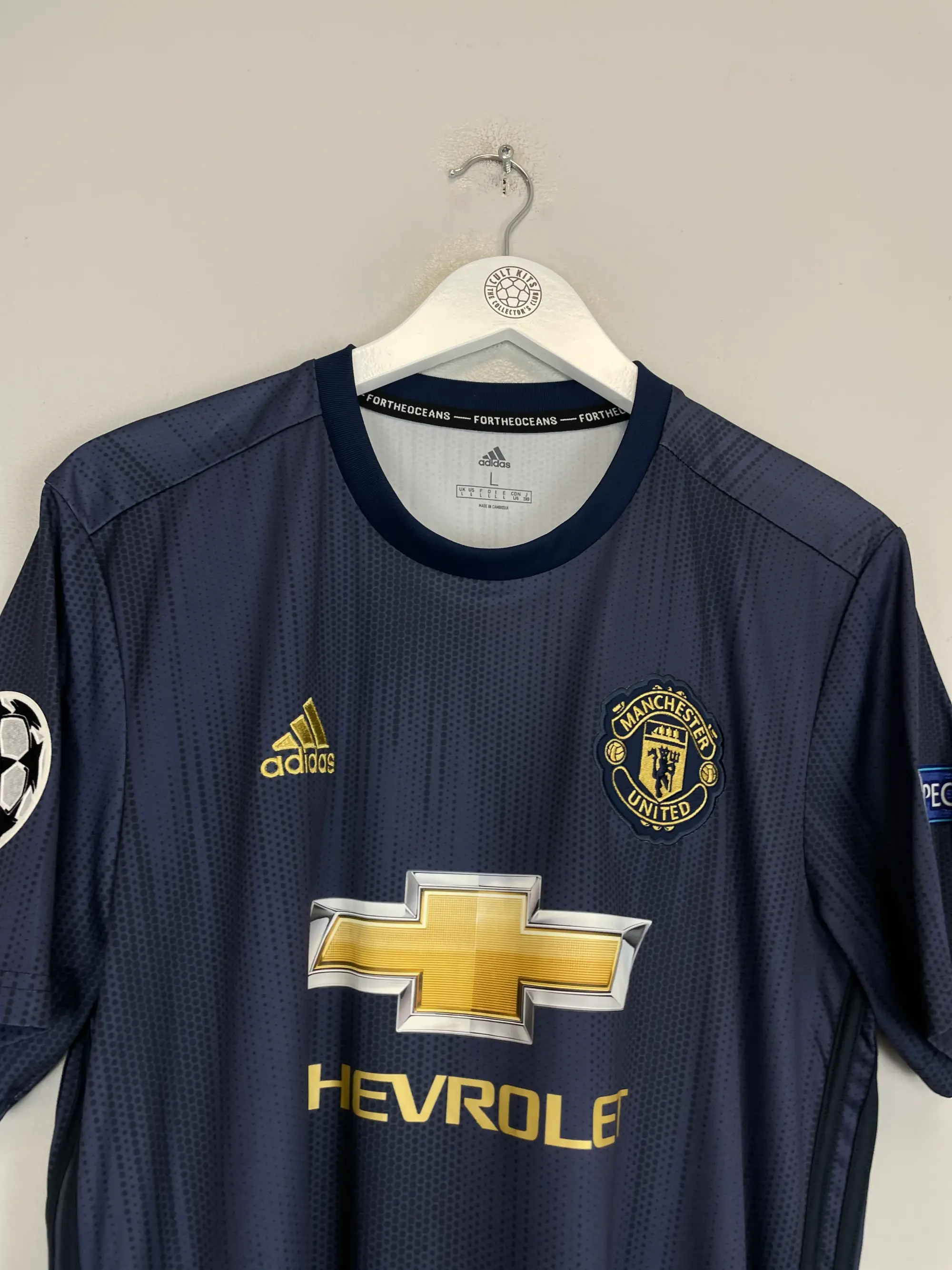 2018/19 MANCHESTER UNITED MATA #8 C/L THIRD SHIRT (L) ADIDAS | Cult Kits