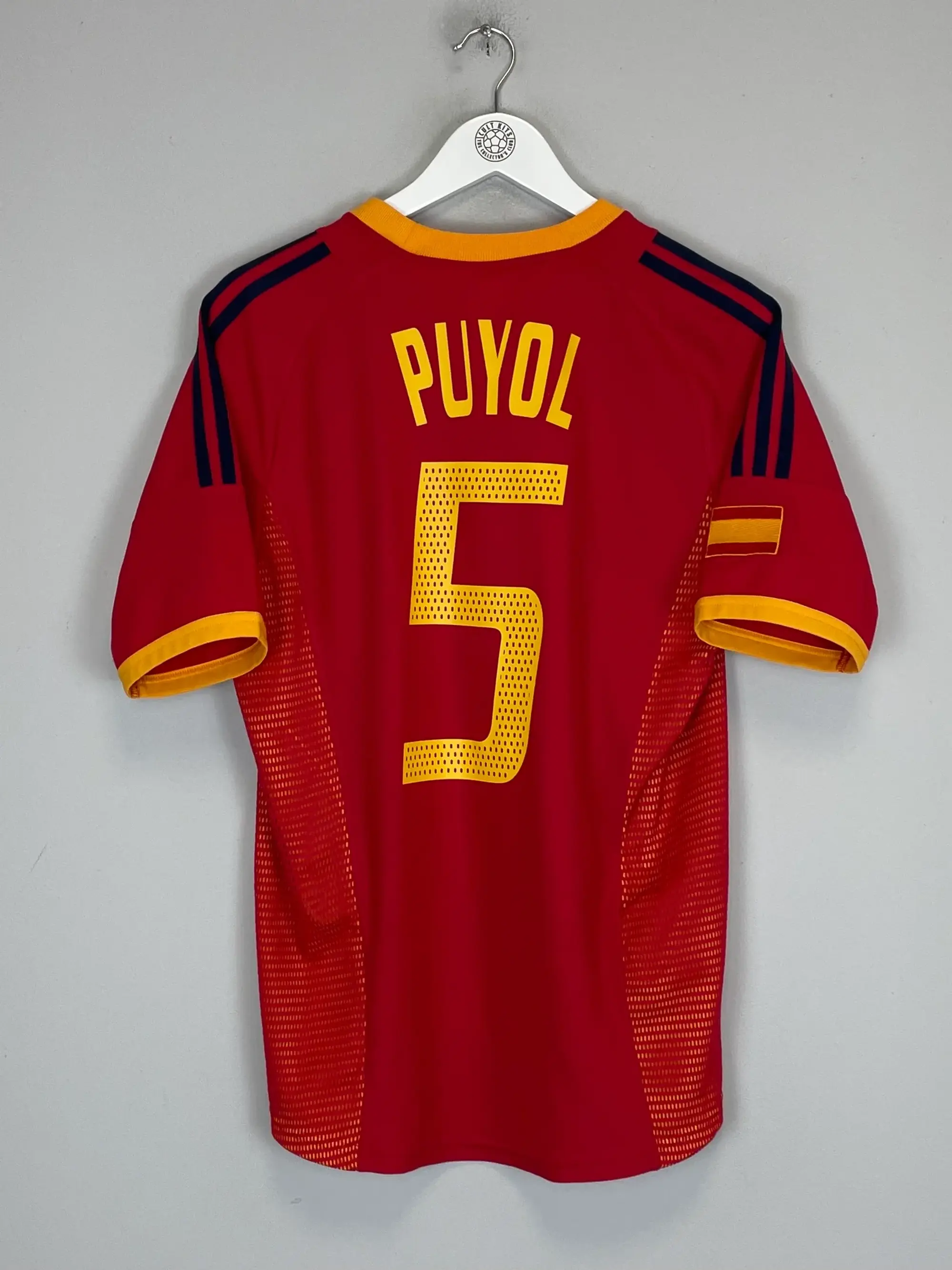 2002/04 SPAIN PUYOL #5 HOME SHIRT (S) ADIDAS | Cult Kits