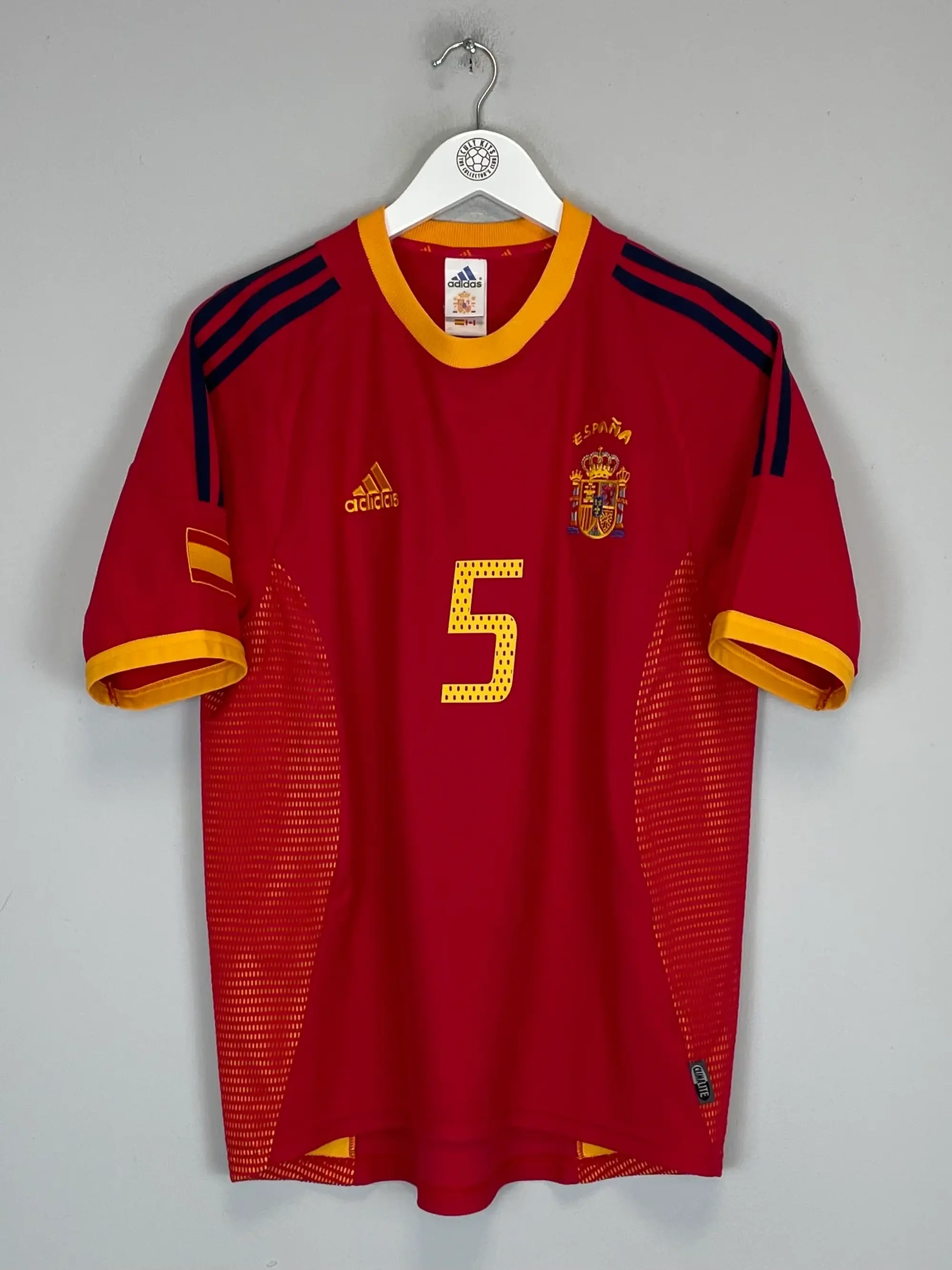 2002/04 SPAIN PUYOL #5 HOME SHIRT (S) ADIDAS | Cult Kits
