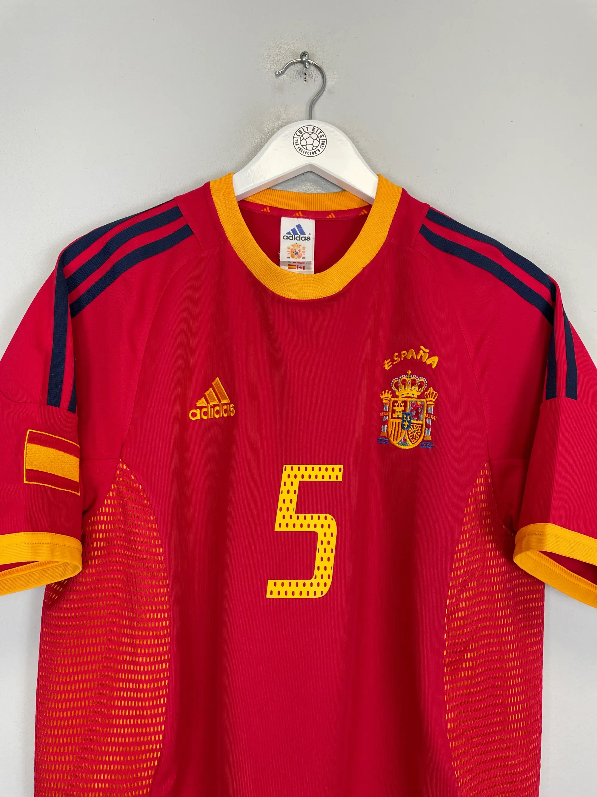 2002/04 SPAIN PUYOL #5 HOME SHIRT (S) ADIDAS | Cult Kits