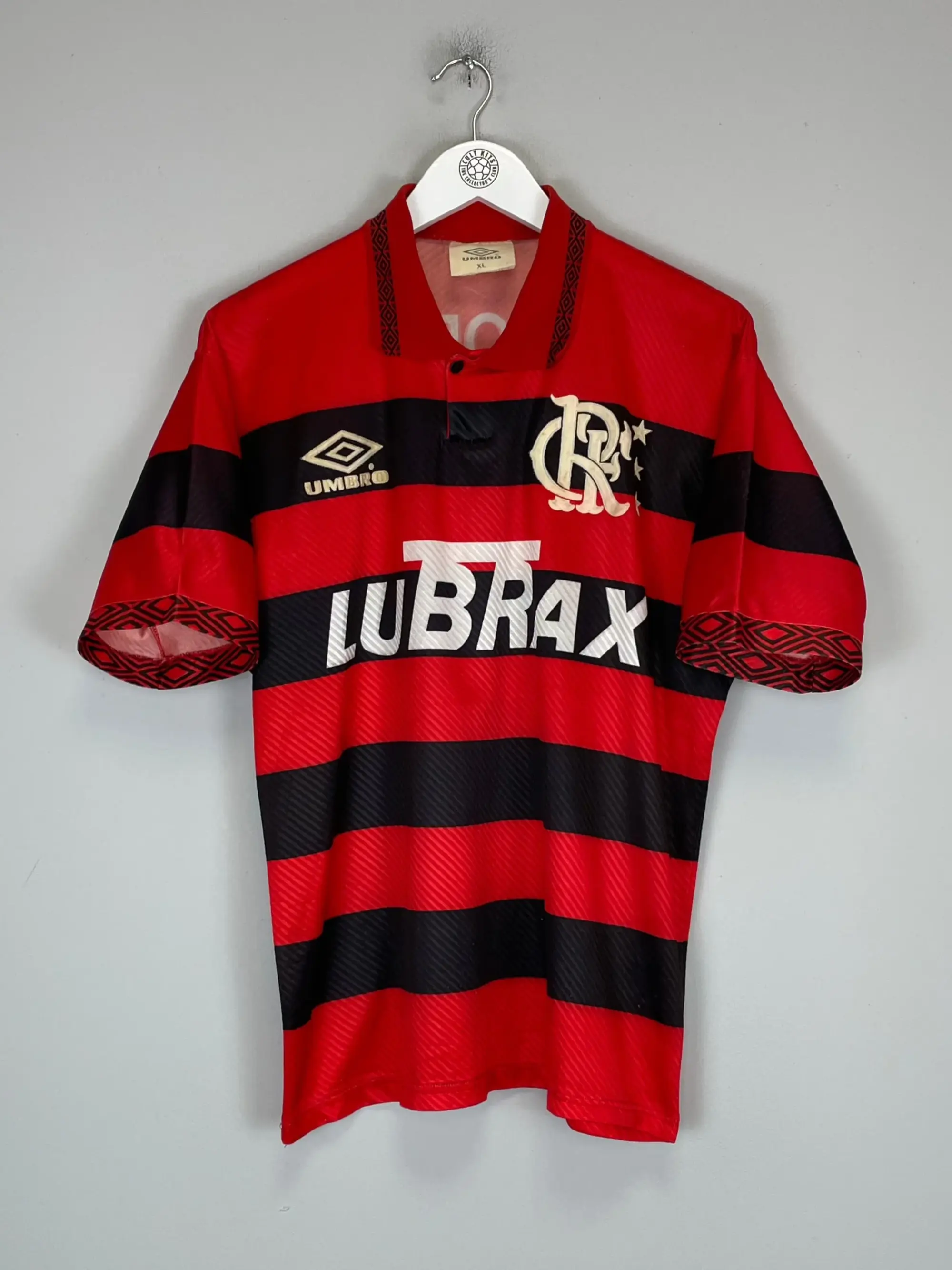 1993/94 FLAMENGO #14 HOME SHIRT (XL) UMBRO | Cult Kits