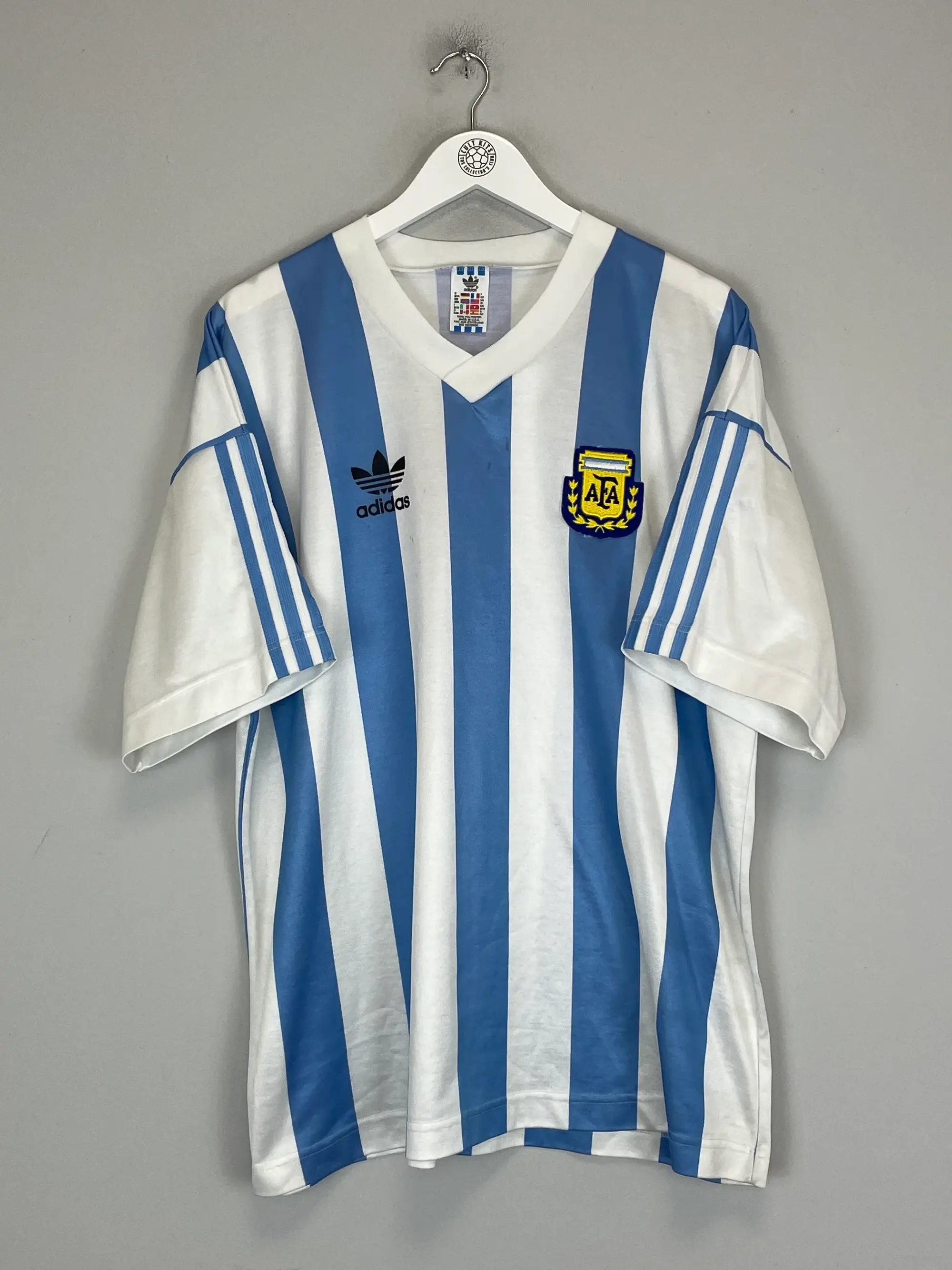 1990/91 ARGENTINA HOME SHIRT (XL) ADIDAS | Cult Kits