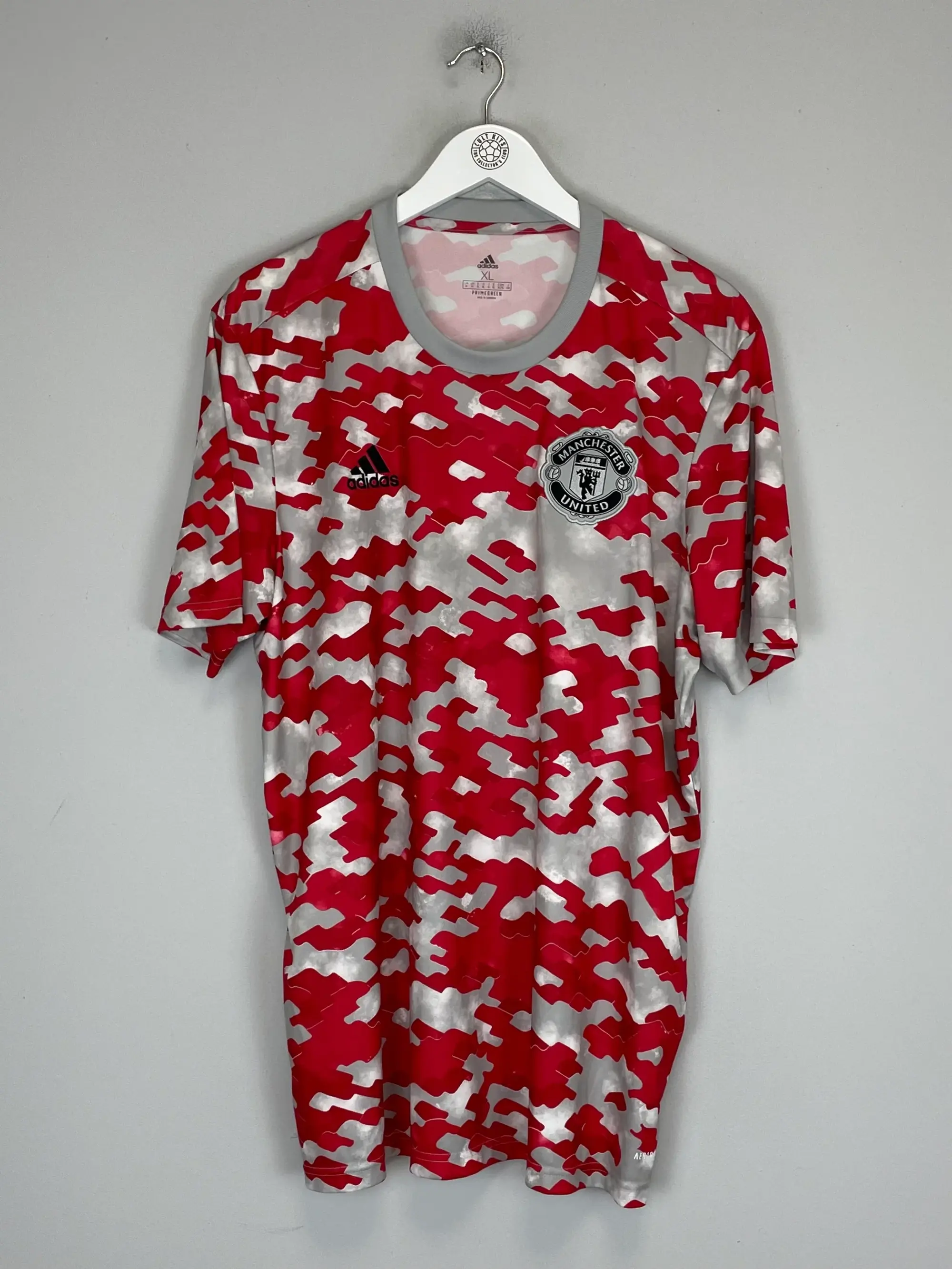 2021/22 MANCHESTER UNITED TRAINING SHIRT (XL) ADIDAS | Cult Kits